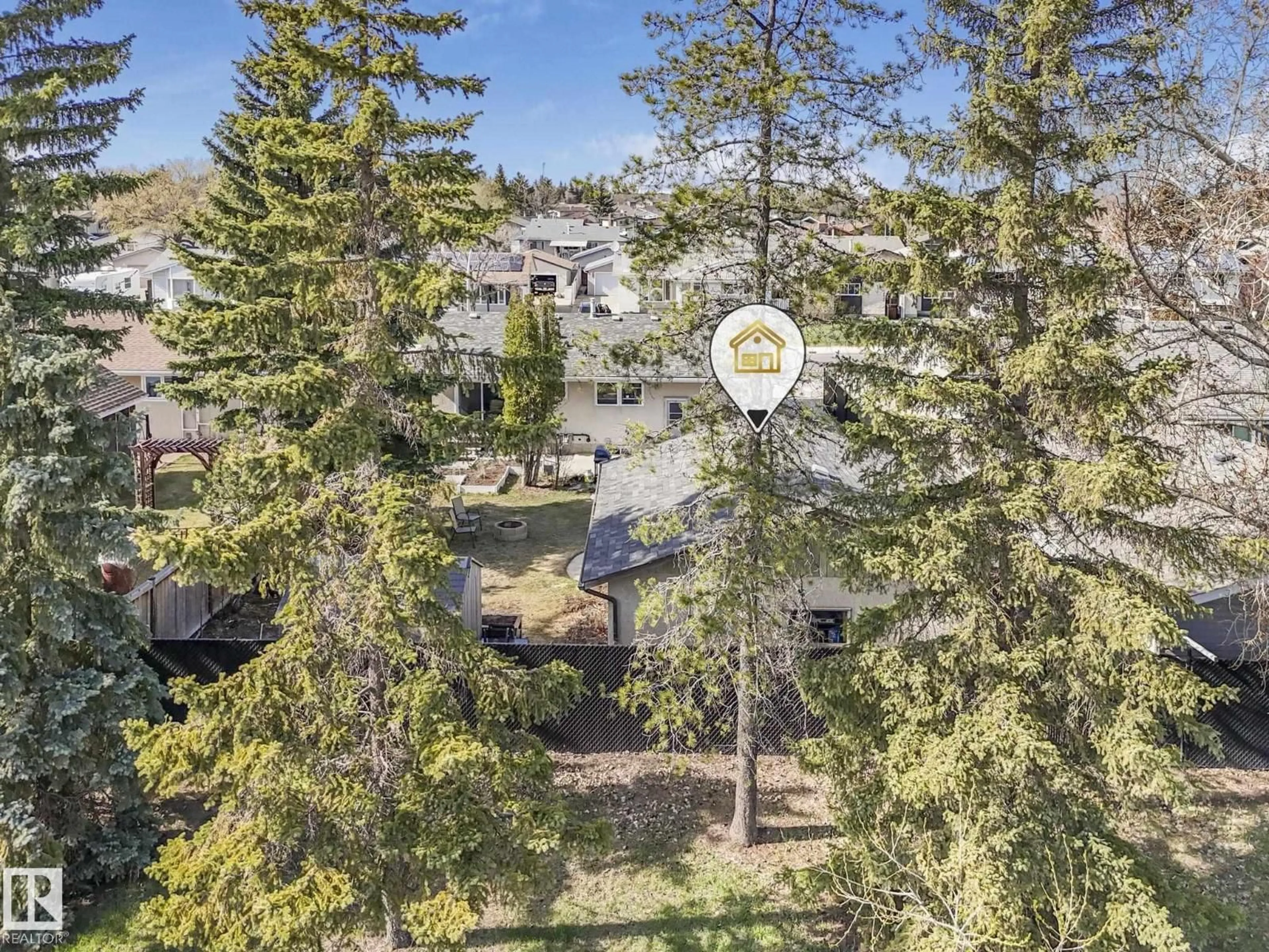 A pic from outside/outdoor area/front of a property/back of a property/a pic from drone, mountain view for NW - 10629 167A AV, Edmonton Alberta T5X2Y9