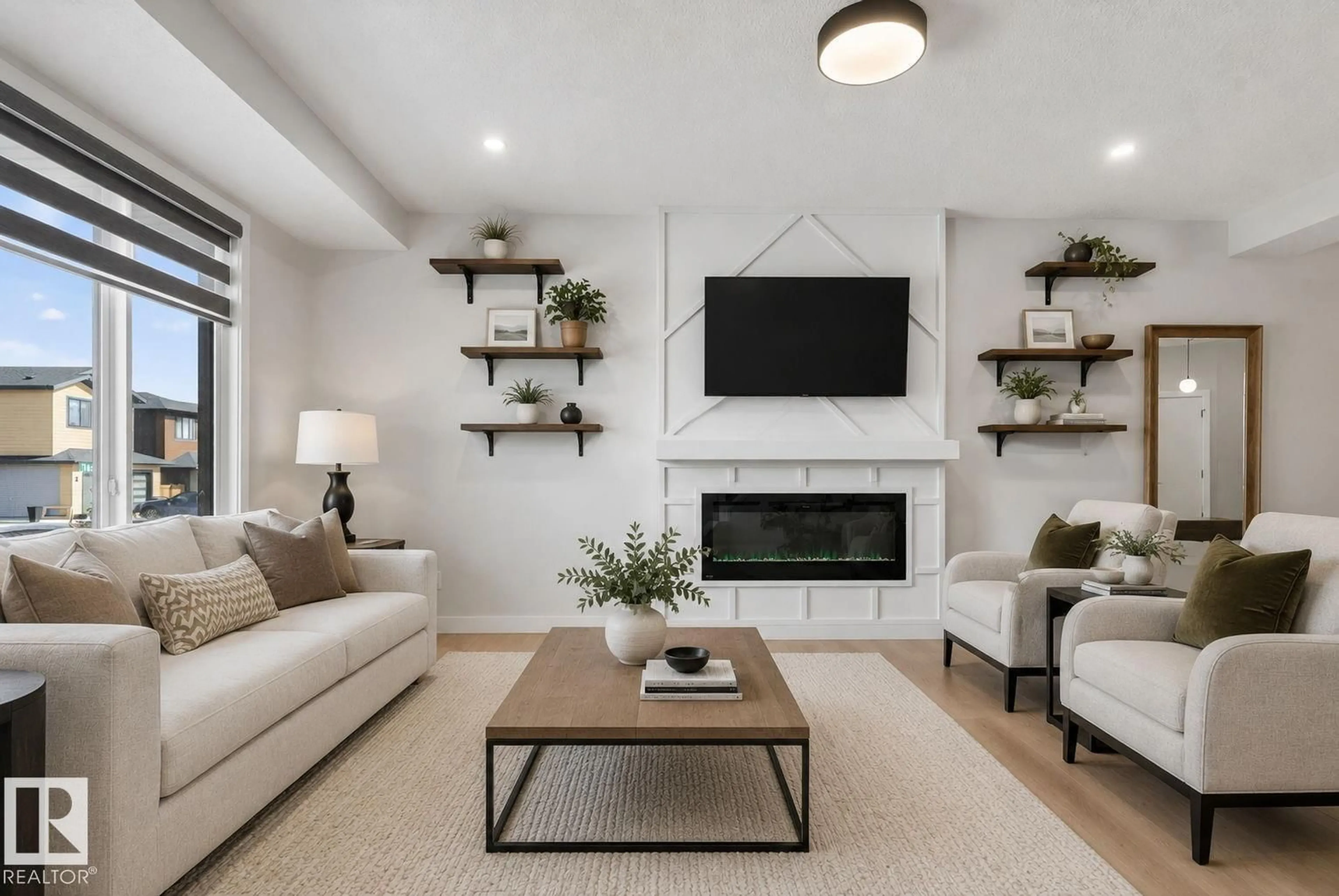Living room with furniture, unknown for 60 TREBLE LD, Spruce Grove Alberta T7X0Z4