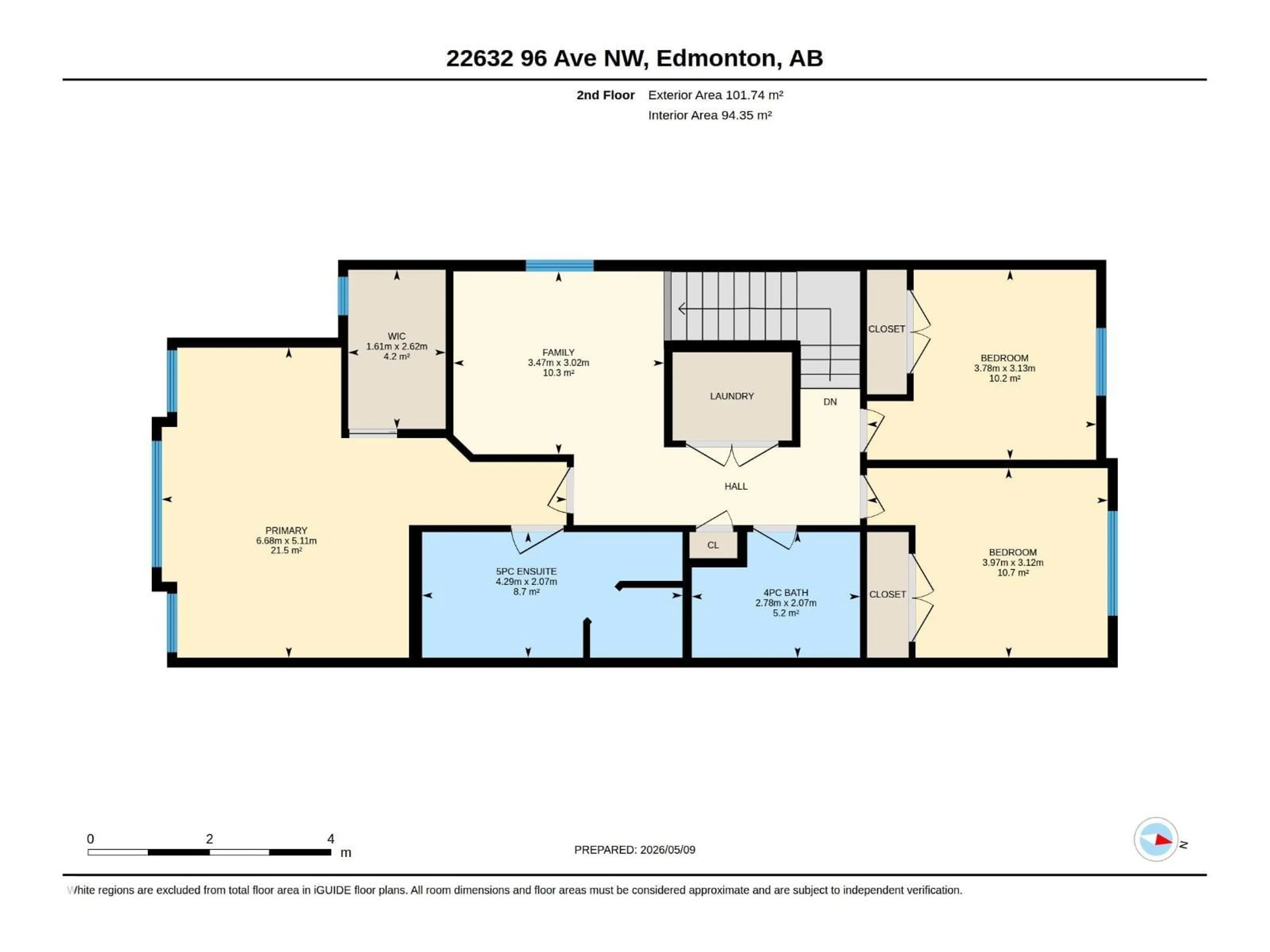 Floor plan for 22632 96 AV, Edmonton Alberta T5T7K7