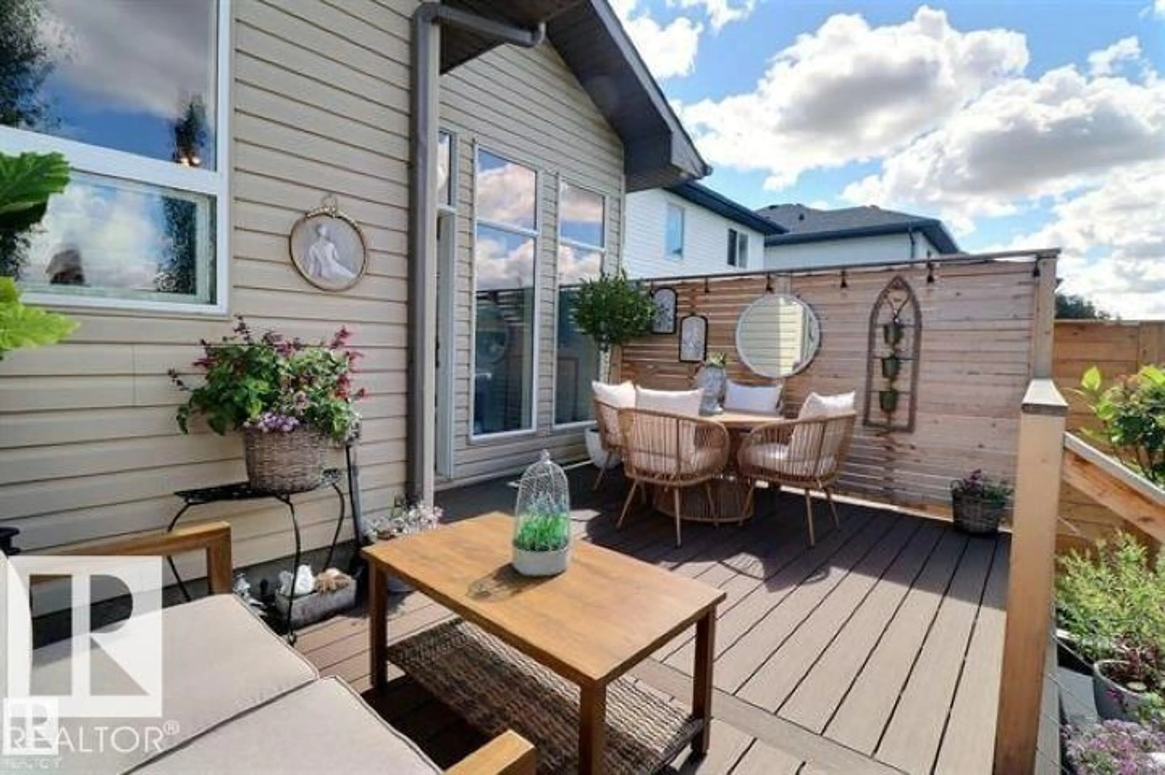 Patio, street for 4343 MCMULLEN WY, Edmonton Alberta T6W1N5