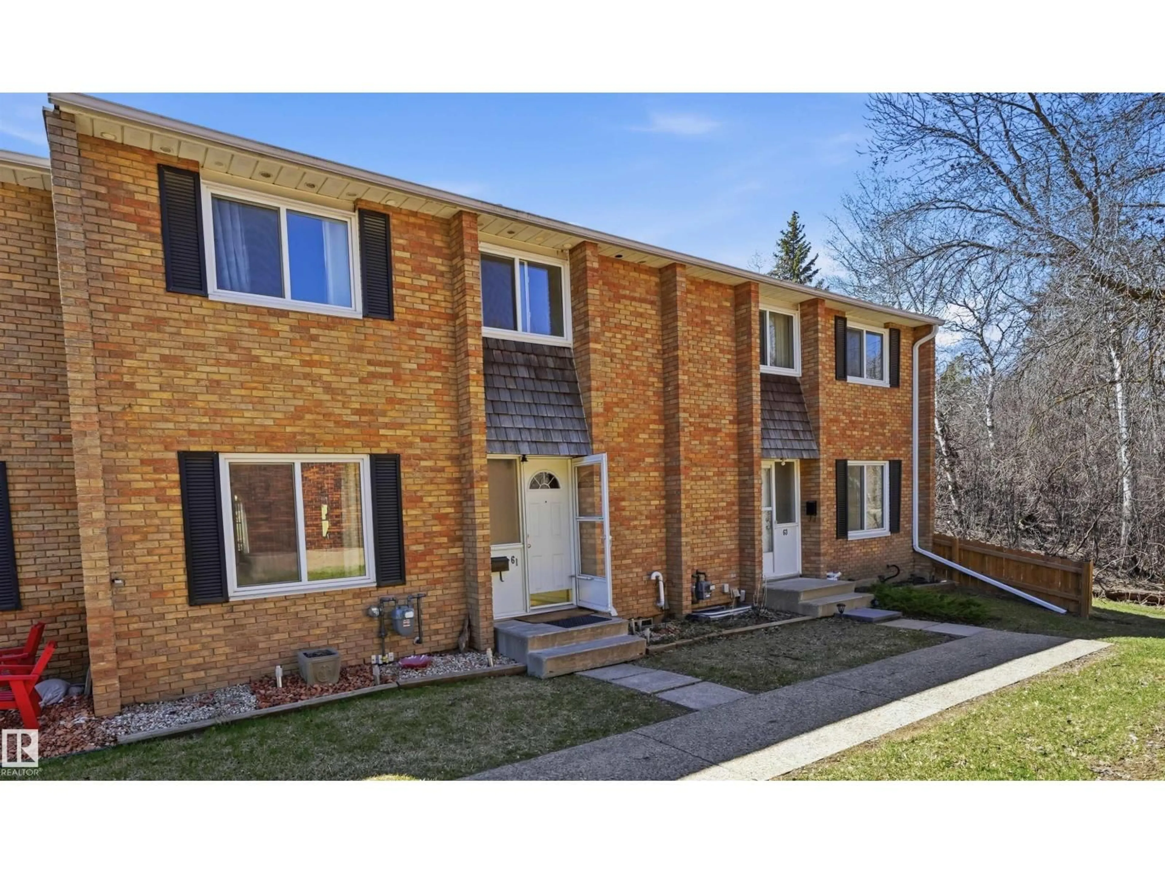 Home with brick exterior material, street for 61 RIDGEWOOD TC, St. Albert Alberta T8N0E9