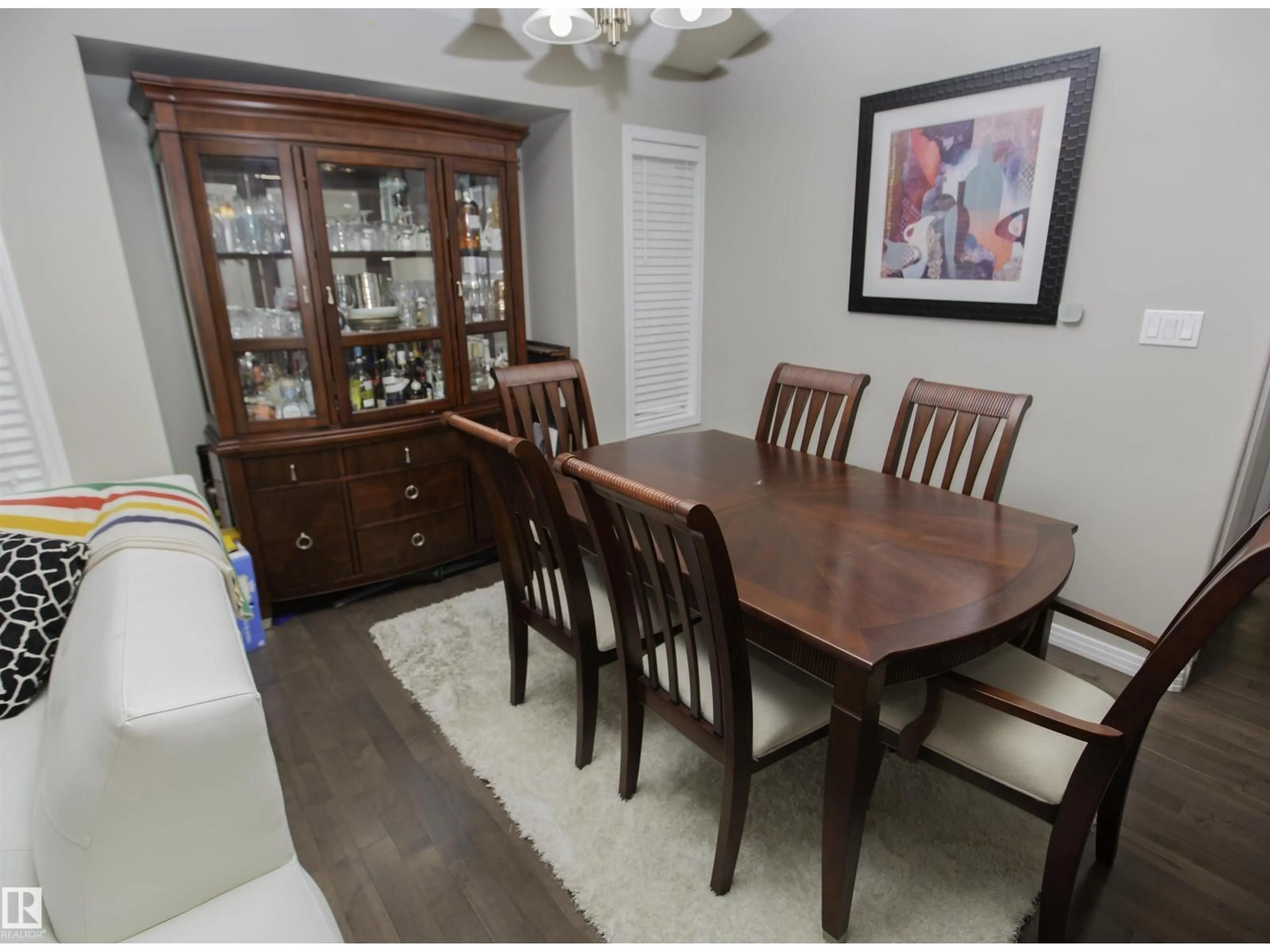 Dining room, wood/laminate floor for 2817 40A AV, Edmonton Alberta T6T1L7