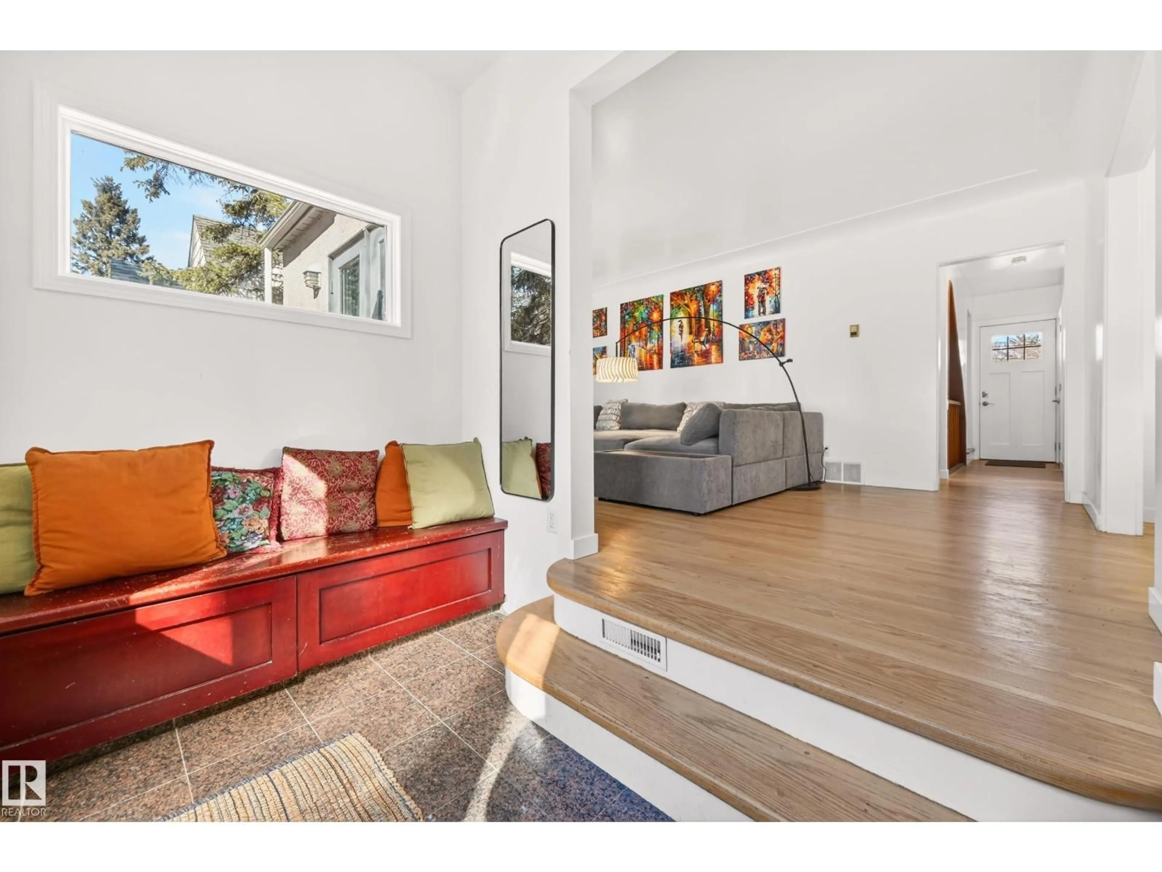 Living room with furniture, unknown for NW - 6807 112A ST, Edmonton Alberta T6H3K5