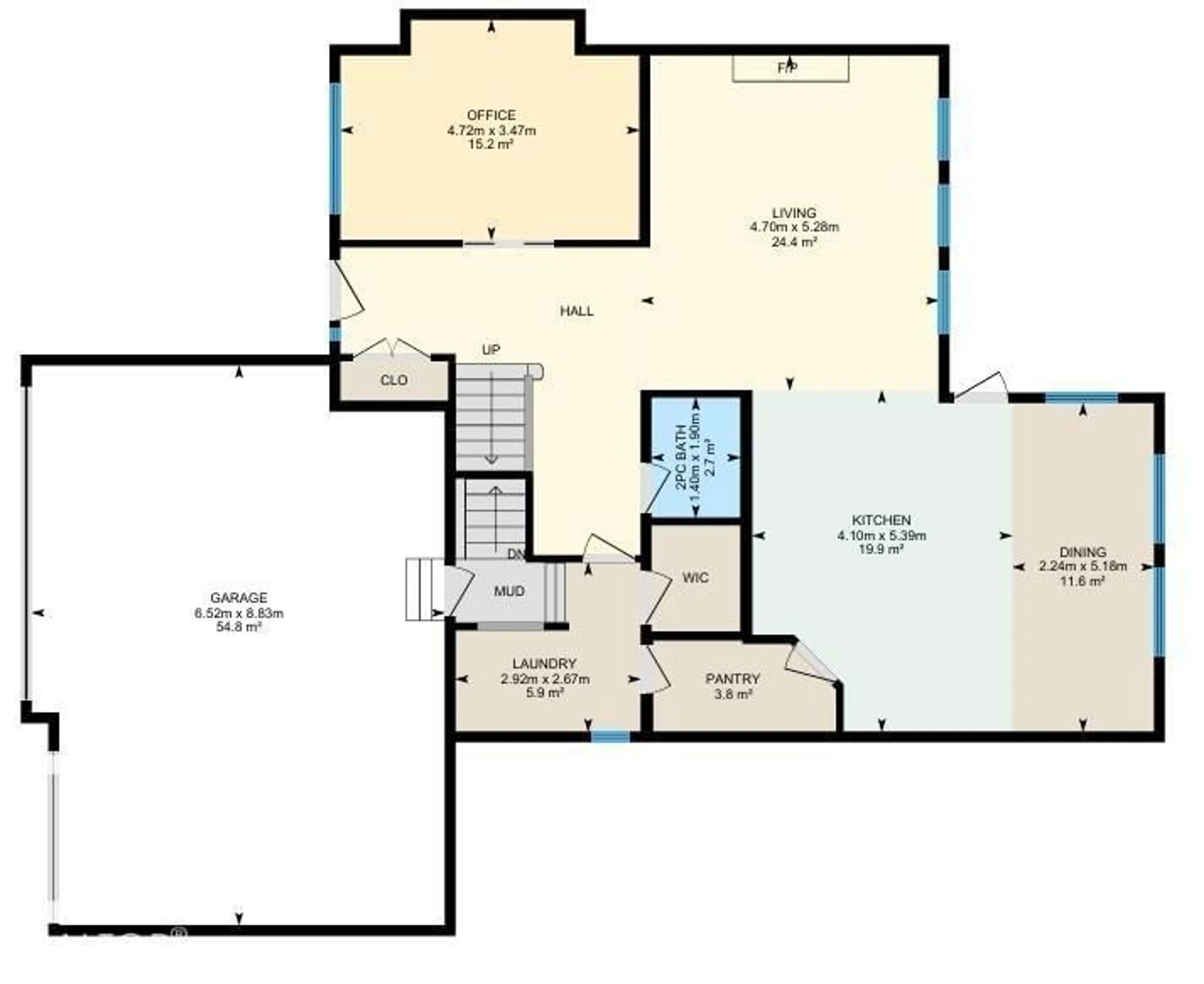 Floor plan for 30 RAVINE DR, Devon Alberta T9G0A1