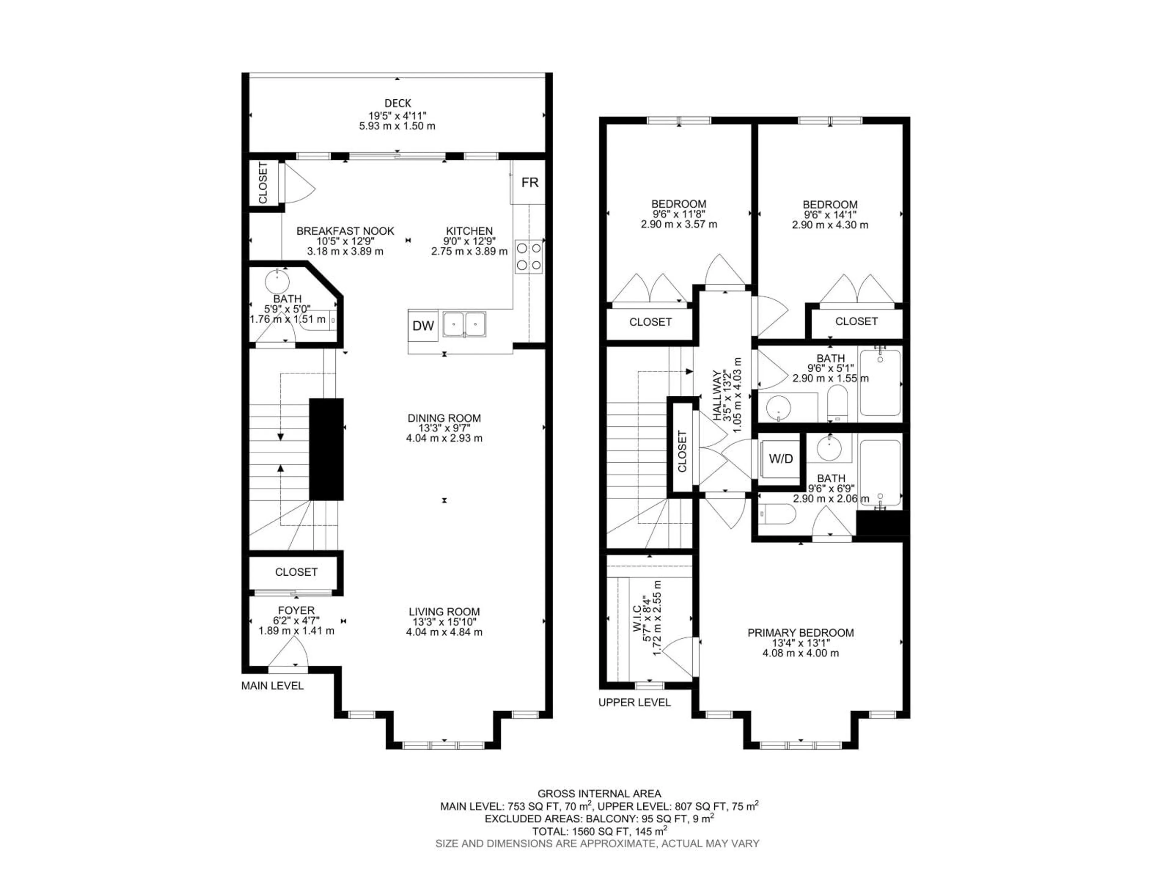 Floor plan for 723 - 36 172 ST, Edmonton Alberta T6W2N6