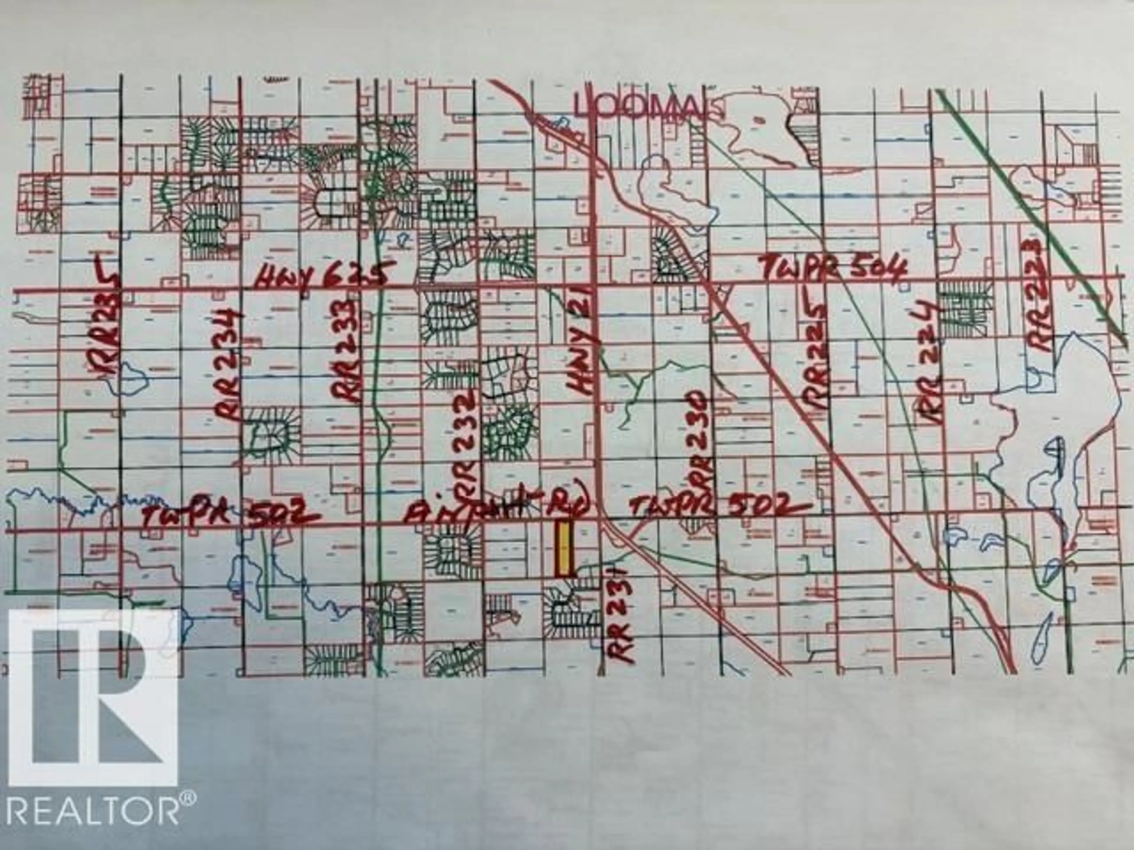 Picture of a map for 23133 TWP RD, Rural Leduc County Alberta T4X0R2