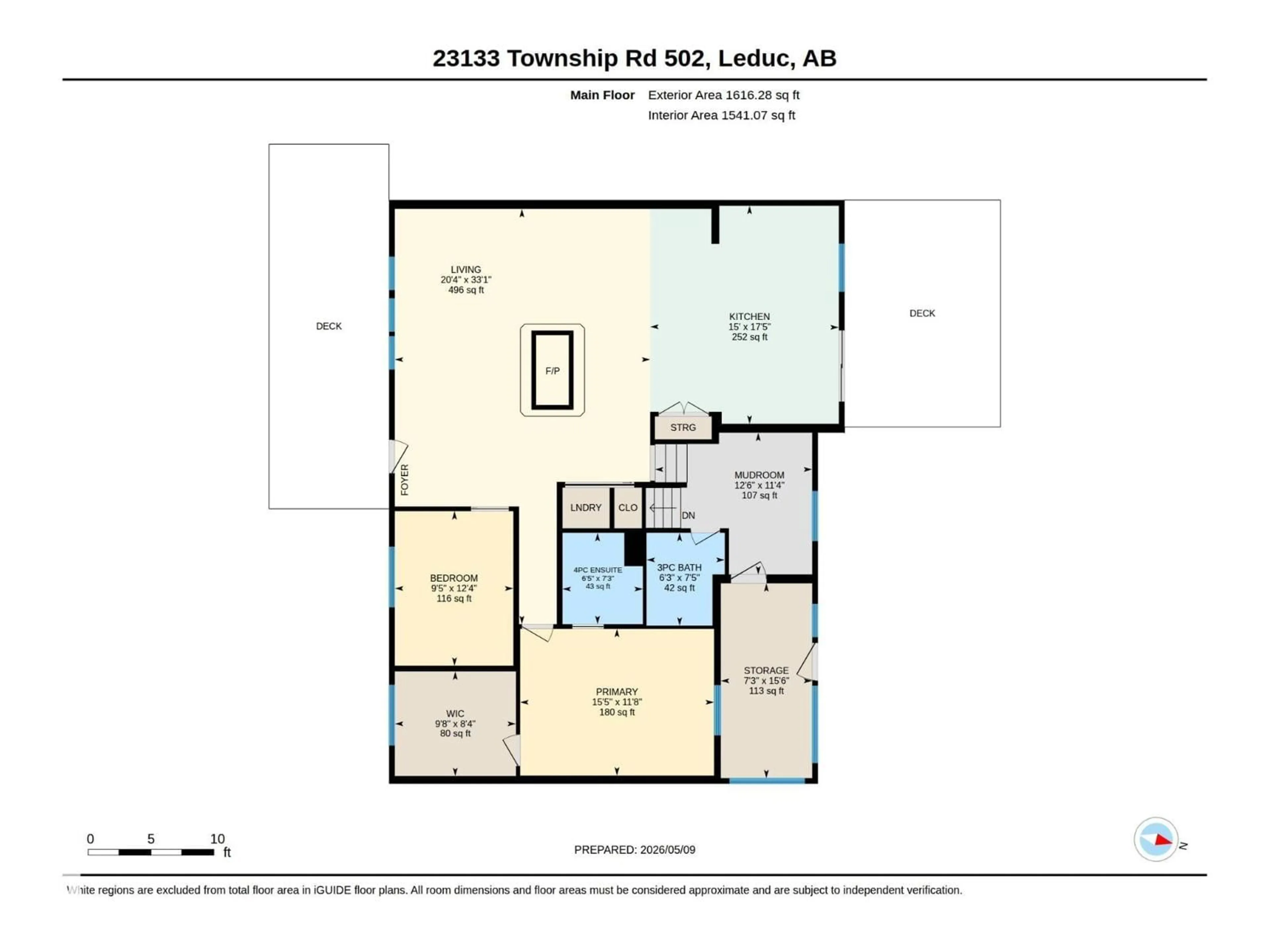 Floor plan for 23133 TWP RD, Rural Leduc County Alberta T4X0R2