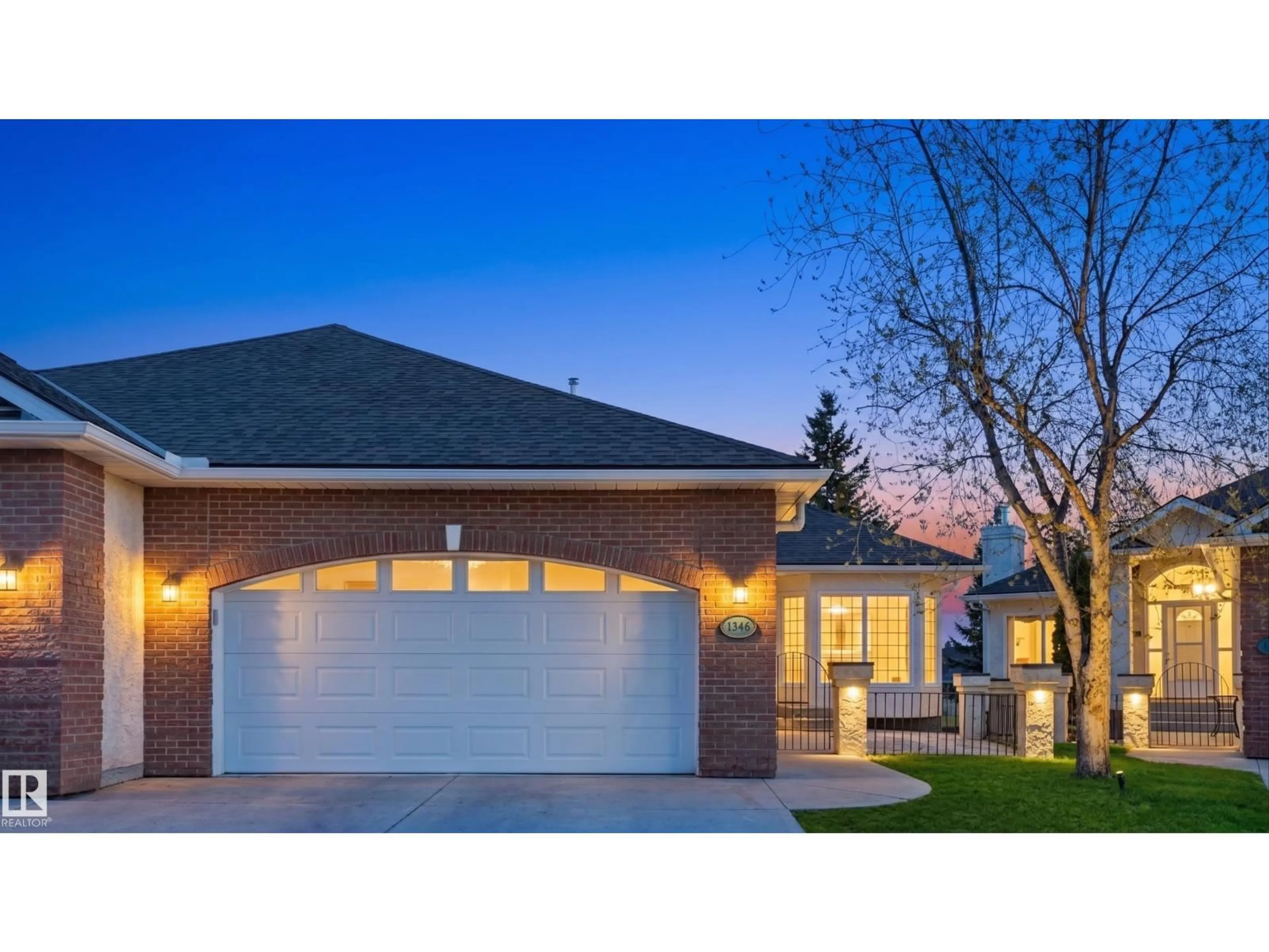 Home with brick exterior material, street for 1346 POTTER GREENS DR, Edmonton Alberta T5T6A3