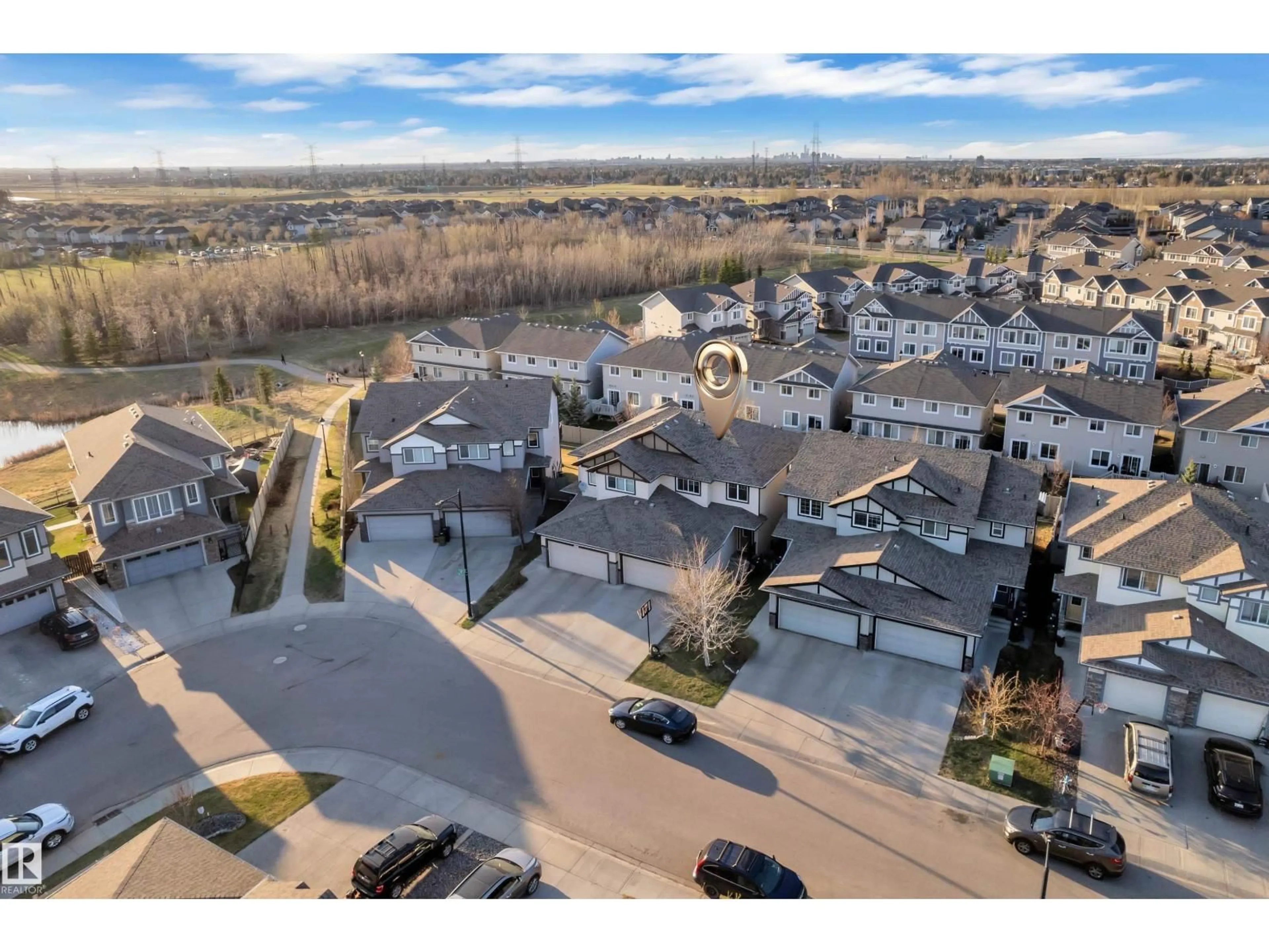 A pic from outside/outdoor area/front of a property/back of a property/a pic from drone, unknown for 5520 5 AV, Edmonton Alberta T6X1R9