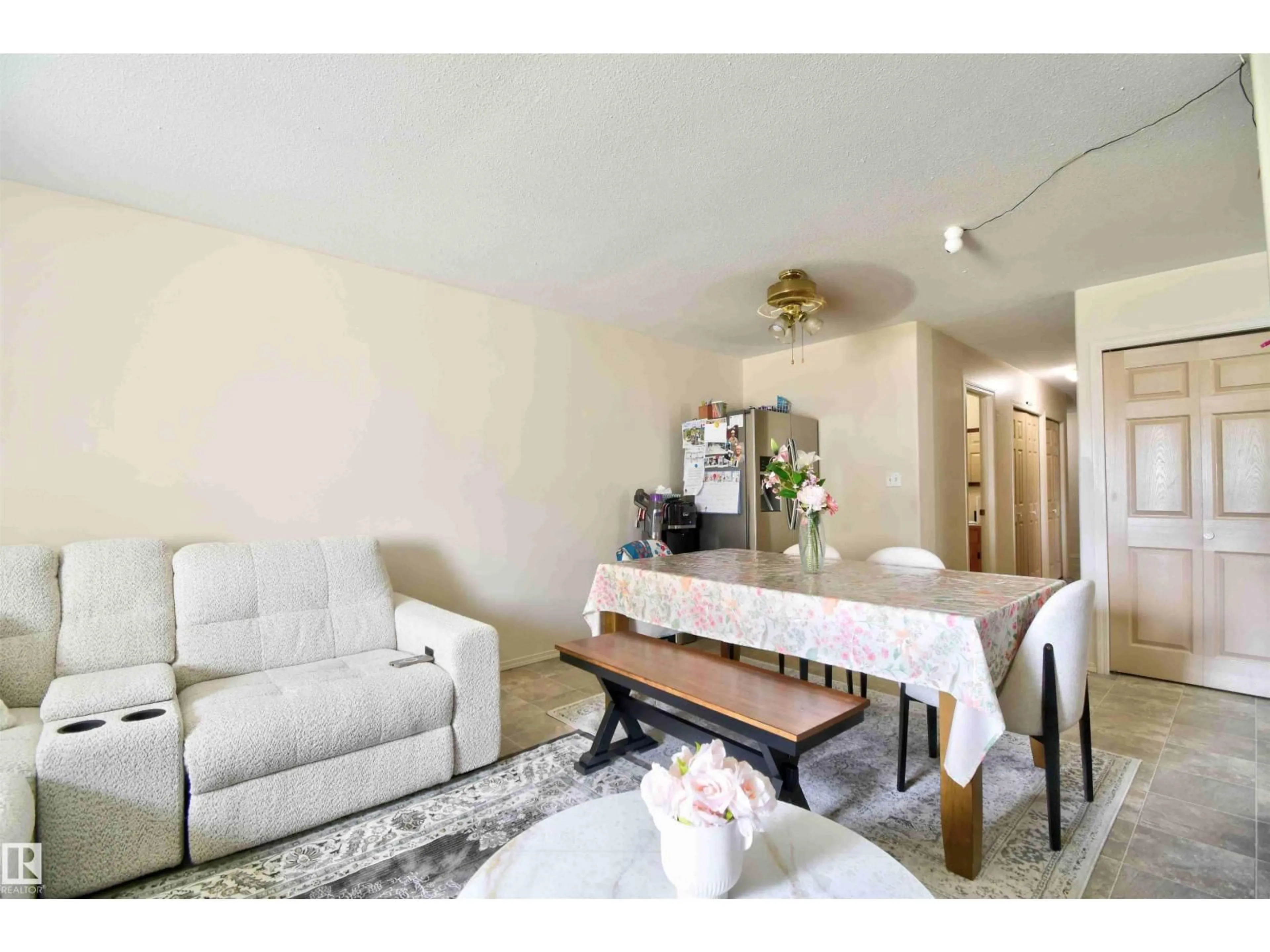 Living room with furniture, unknown for 4718/4720 46 AV, St. Paul Town Alberta T0A3A3