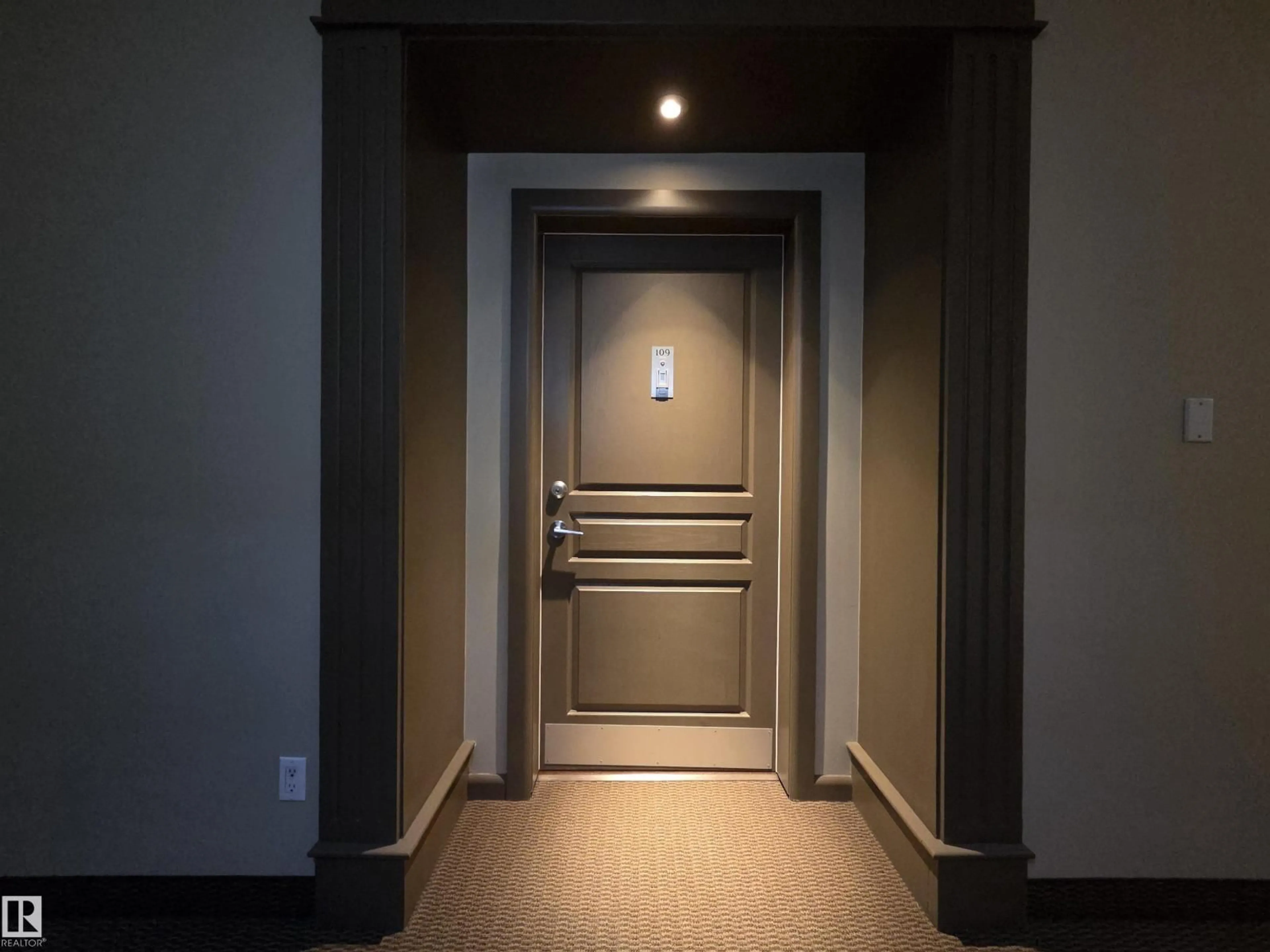 Indoor foyer for #109 - 160 MAGRATH RD, Edmonton Alberta T6R3T7