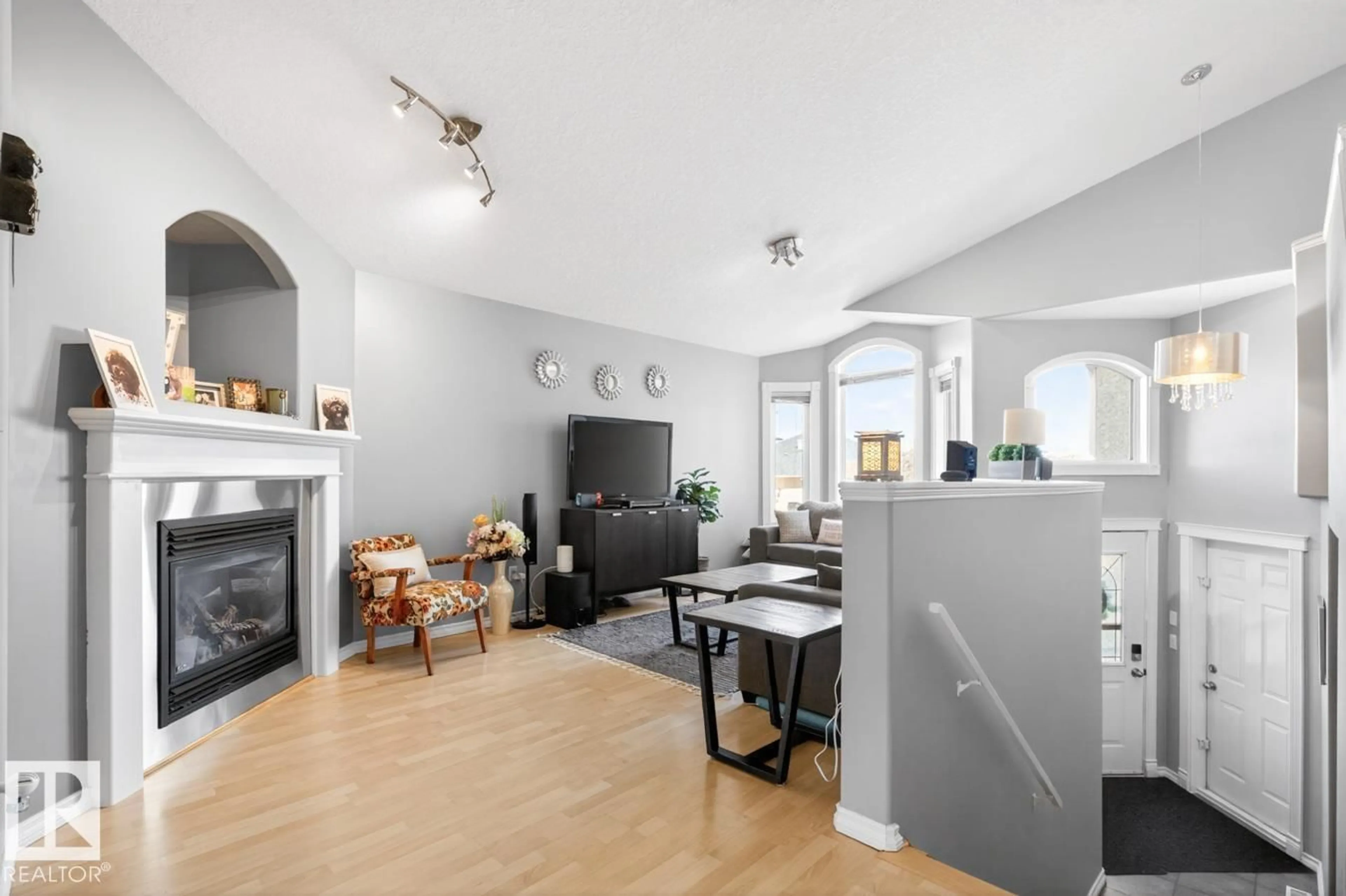Living room with furniture, unknown for 13419 140 AV, Edmonton Alberta T6V1W4