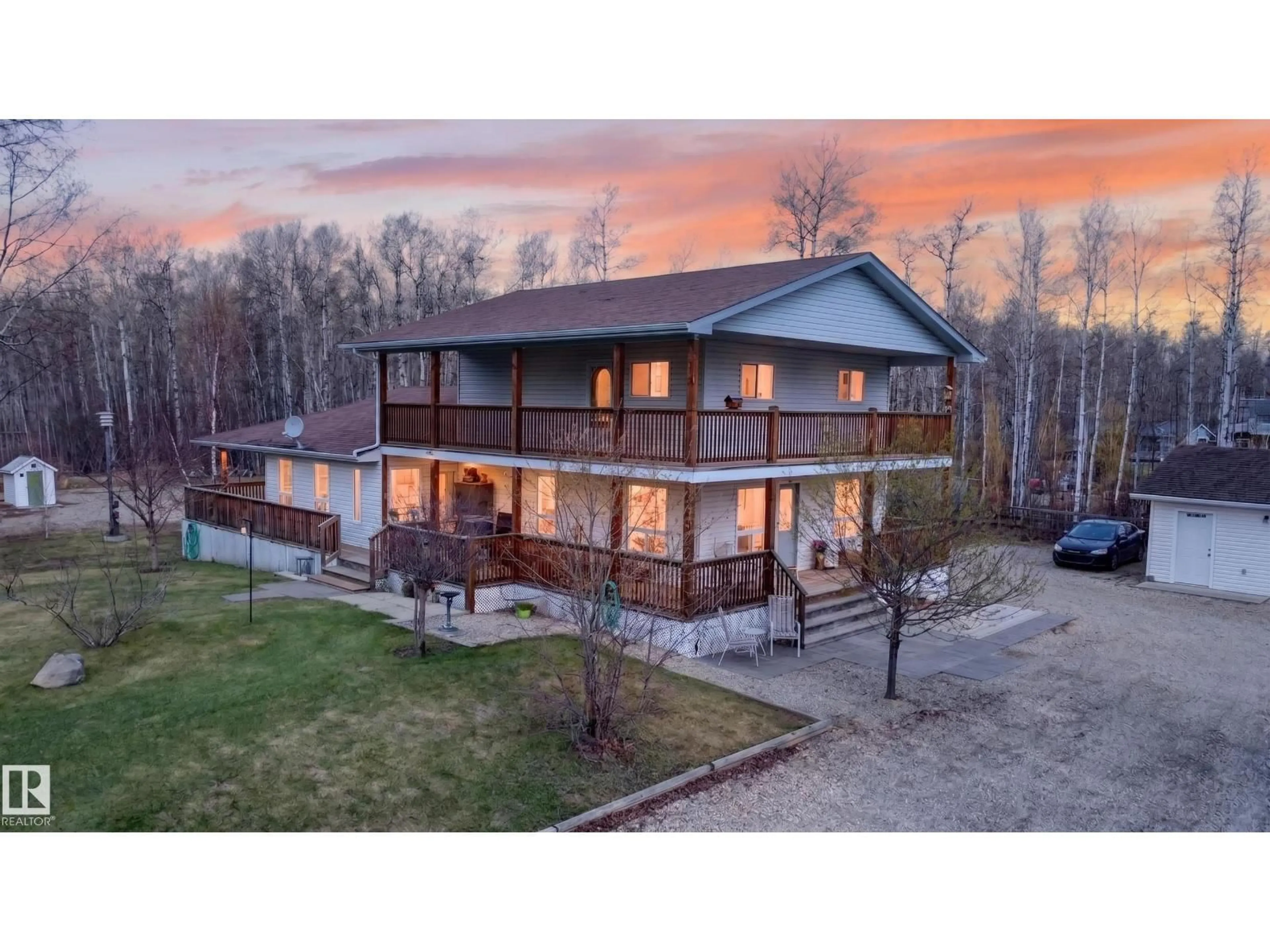 A pic from outside/outdoor area/front of a property/back of a property/a pic from drone, unknown for #111 - 3406 TOWNSHIP ROAD 552, Rural Lac Ste. Anne County Alberta T0E1A0