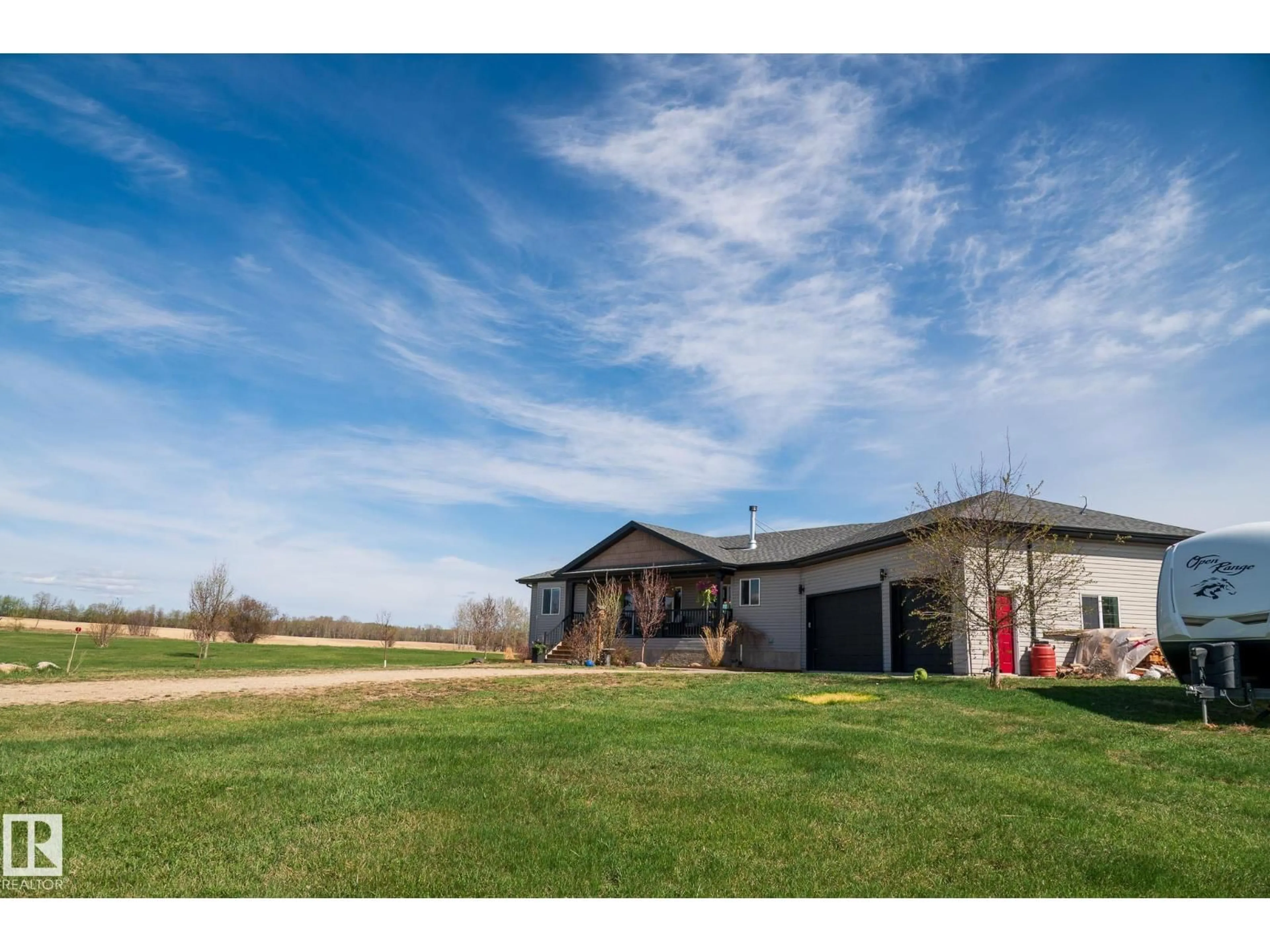 A pic from outside/outdoor area/front of a property/back of a property/a pic from drone, unknown for 2208 TWP ROAD 534, Rural Lac Ste. Anne County Alberta T0E1V0
