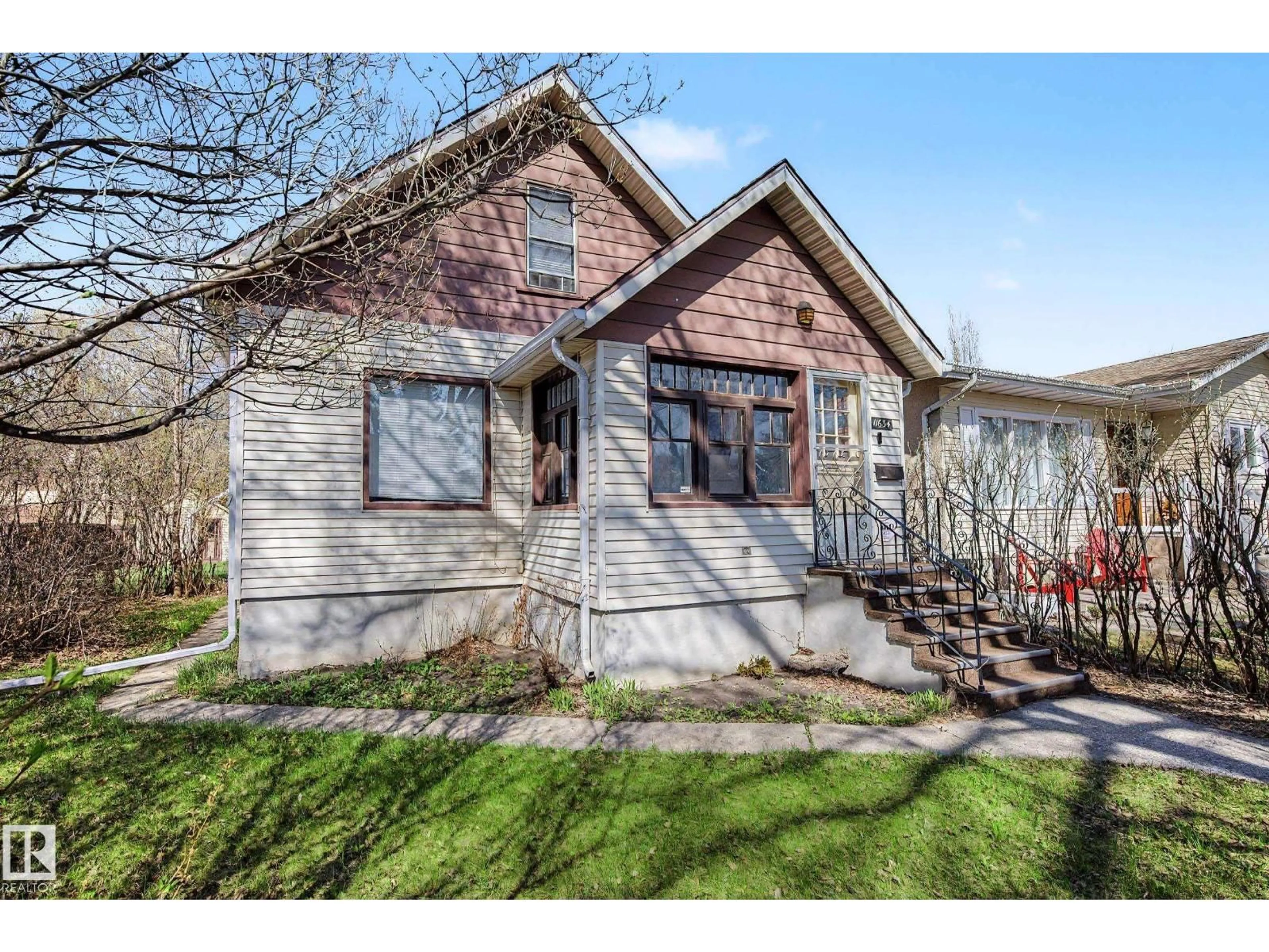 Home with brick exterior material, street for 11634 123 ST, Edmonton Alberta T5M0G6