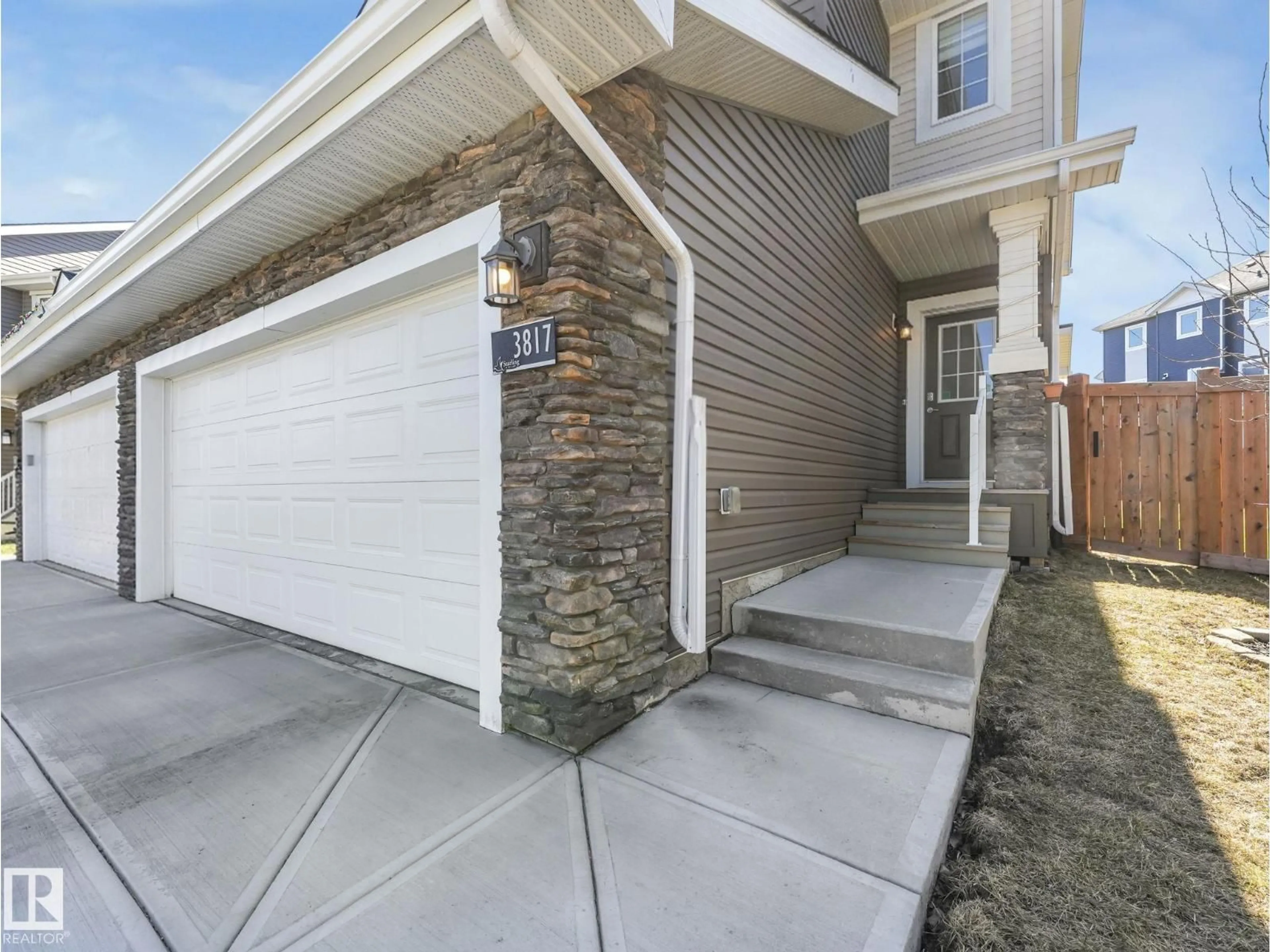 Home with brick exterior material, street for 3817 ROBINS CR, Edmonton Alberta T5S0M7