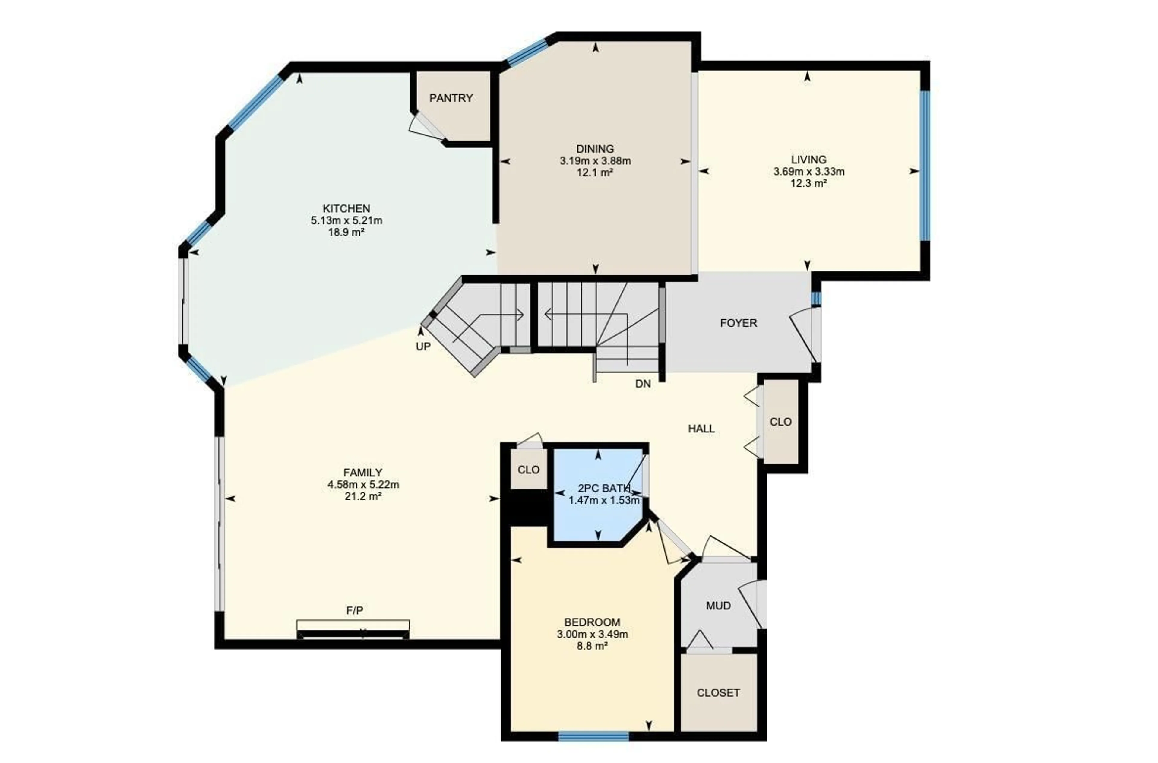 Floor plan for 223 ORMSBY RD, Edmonton Alberta T5T5X5