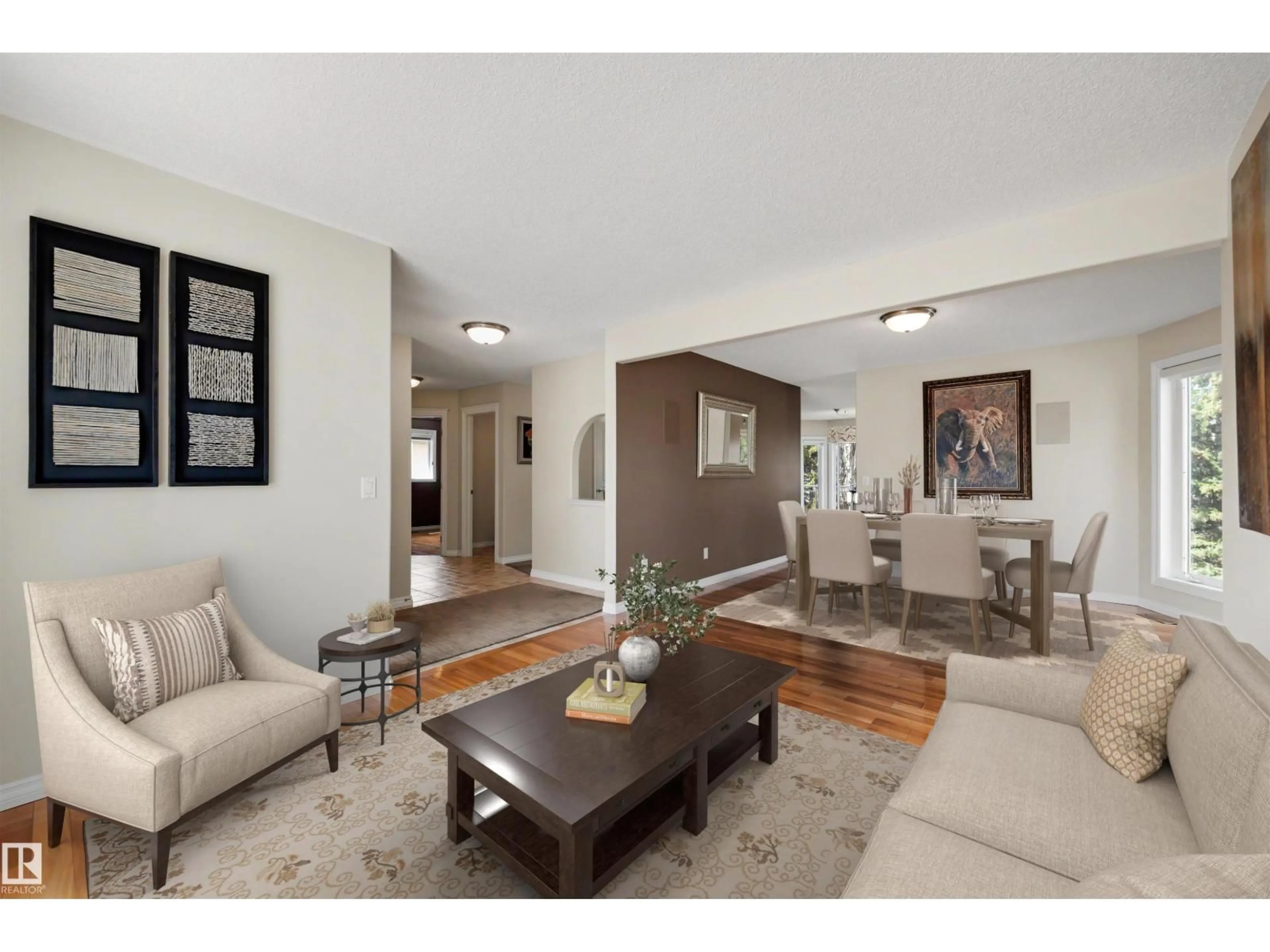 Living room with furniture, unknown for 223 ORMSBY RD, Edmonton Alberta T5T5X5