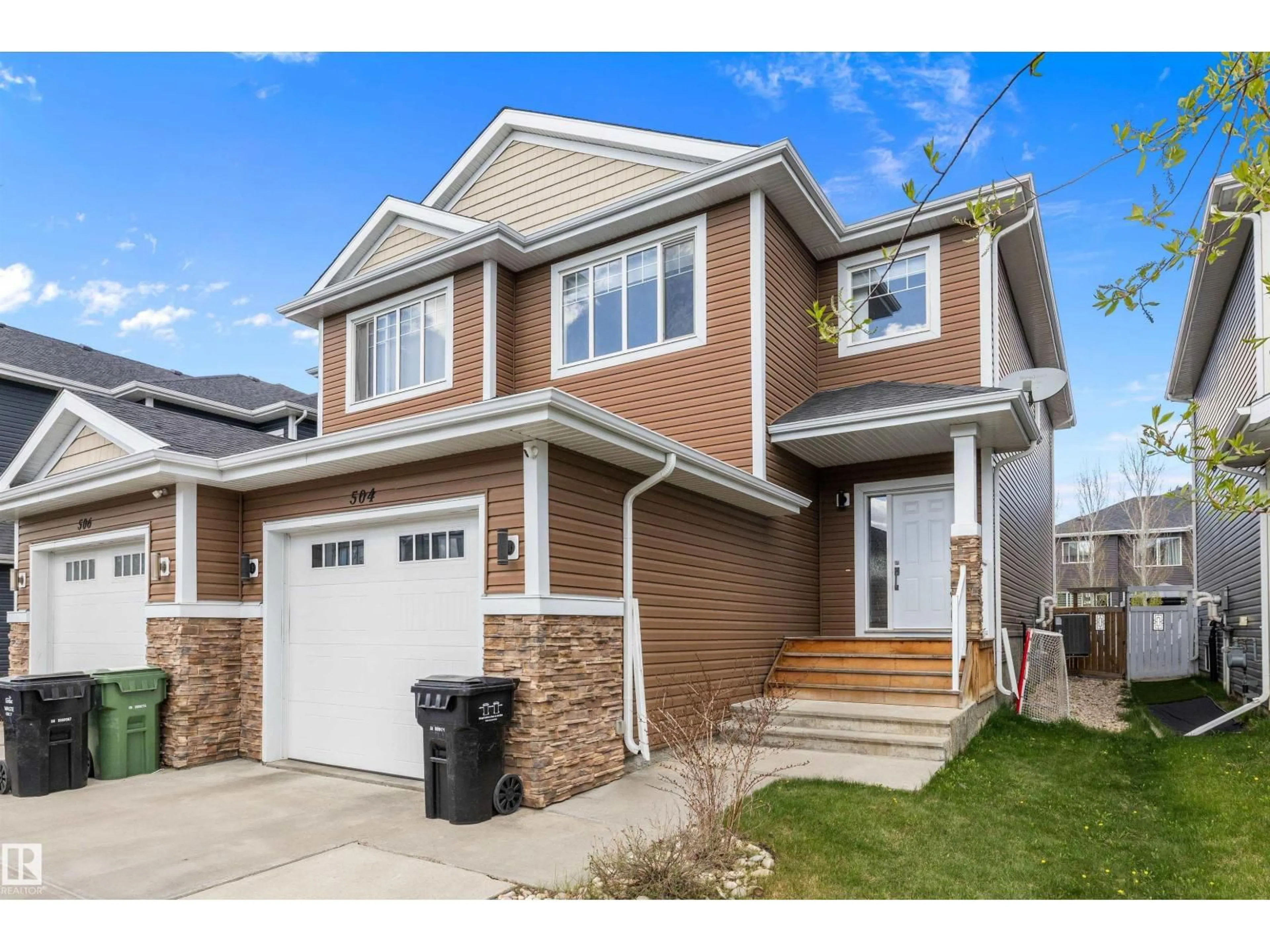 Home with brick exterior material, street for 504 STURTZ LI, Leduc Alberta T9E0Y6