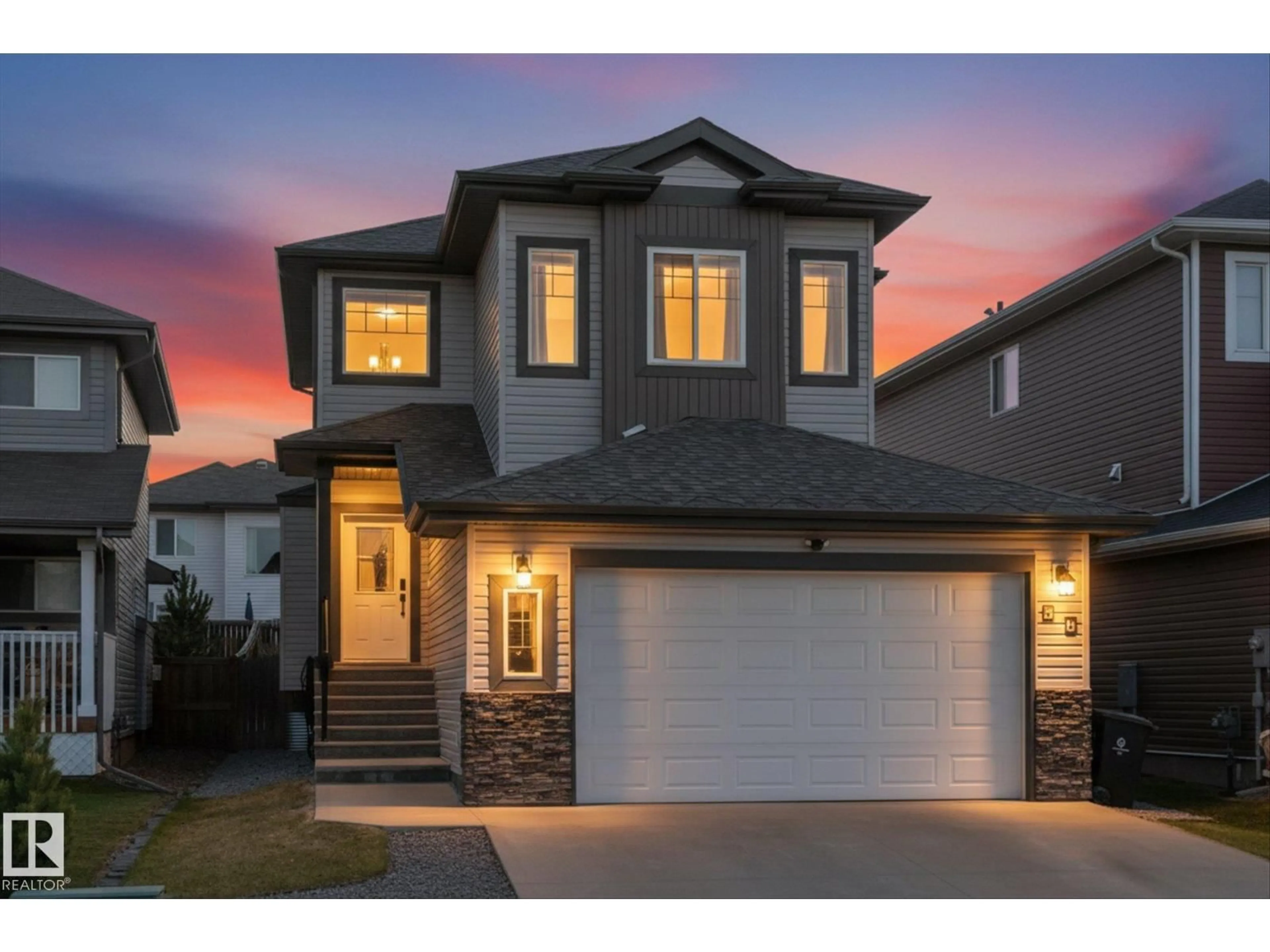 Home with vinyl exterior material, street for 54 CYPRESS LI, Fort Saskatchewan Alberta T8L0H3