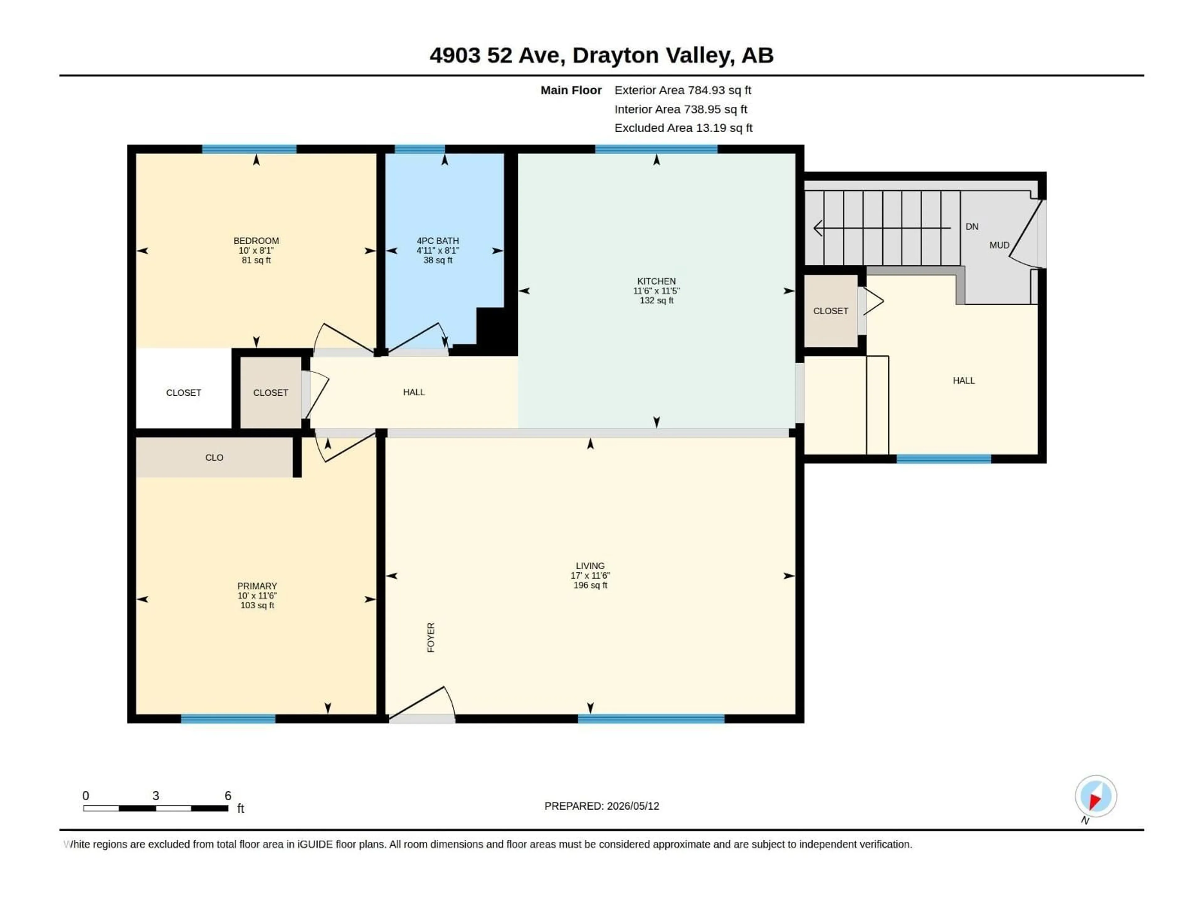 Floor plan for 4903 52 AV, Drayton Valley Alberta T7A1C9