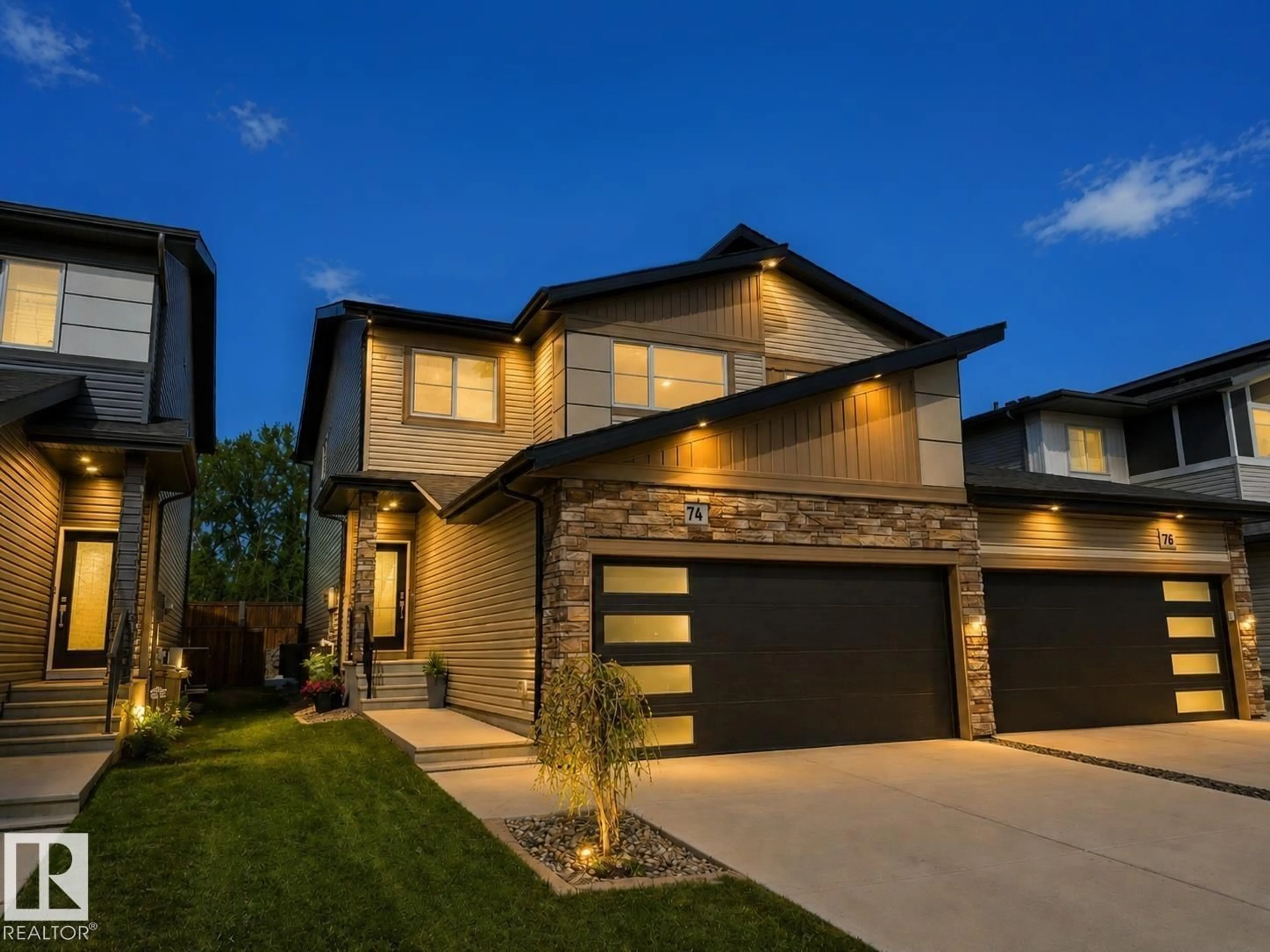 Home with brick exterior material, street for 74 ROYAL ST, St. Albert Alberta T8N7X4