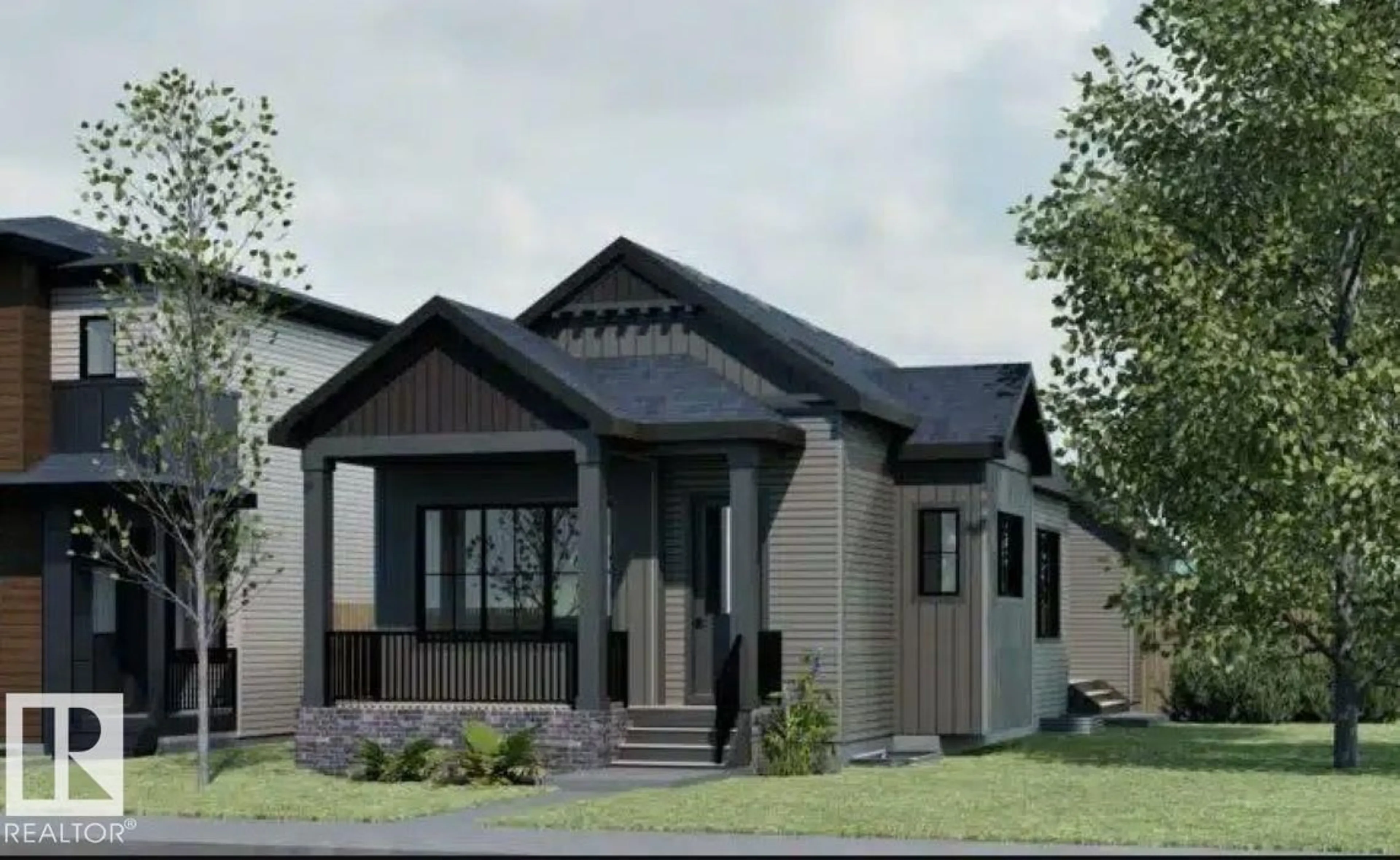 Home with vinyl exterior material, street for 7119 52 AV, Beaumont Alberta T4X2Z7