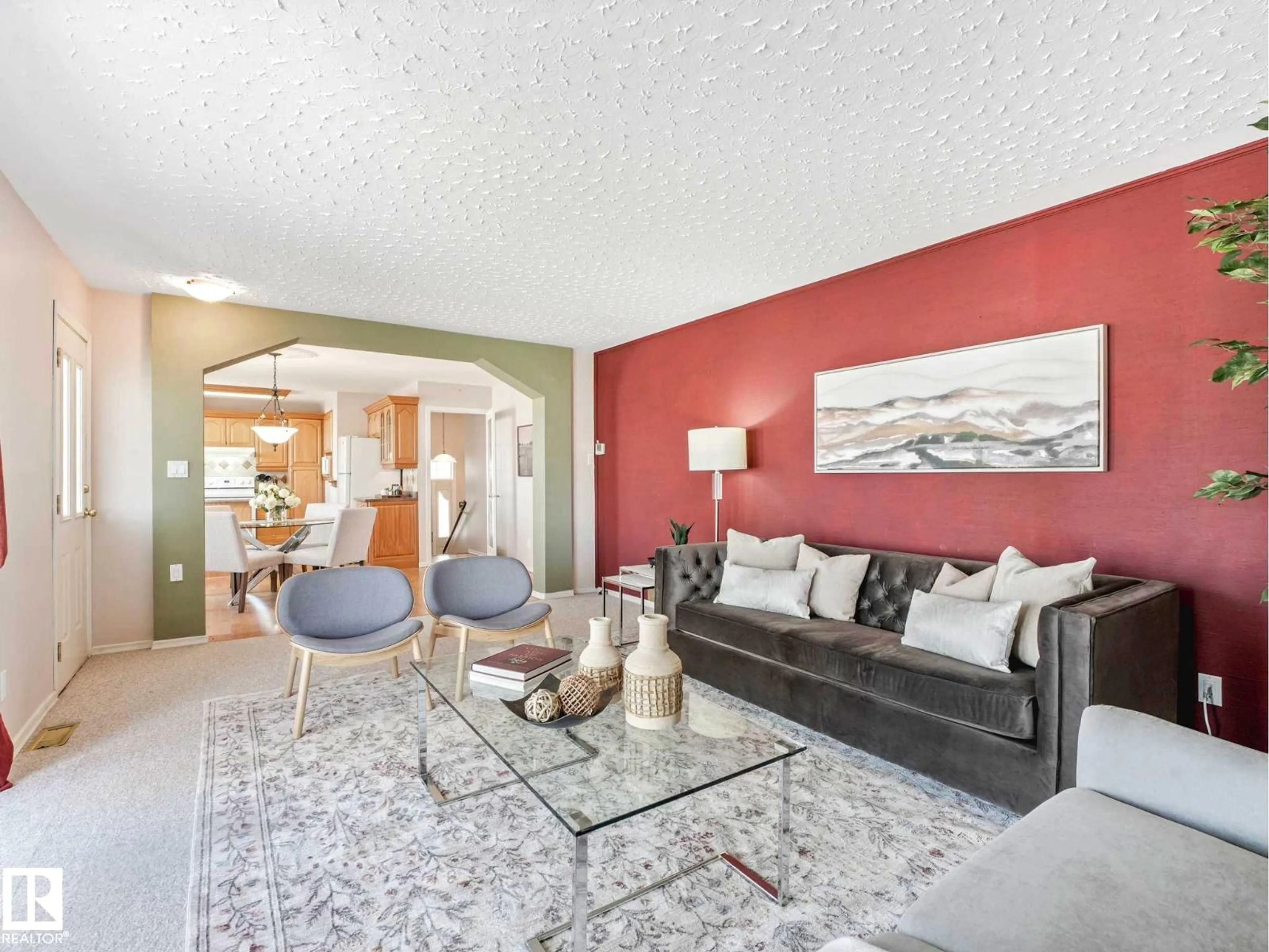 Living room with furniture, unknown for 12 MUIR DR, St. Albert Alberta T8N1G2