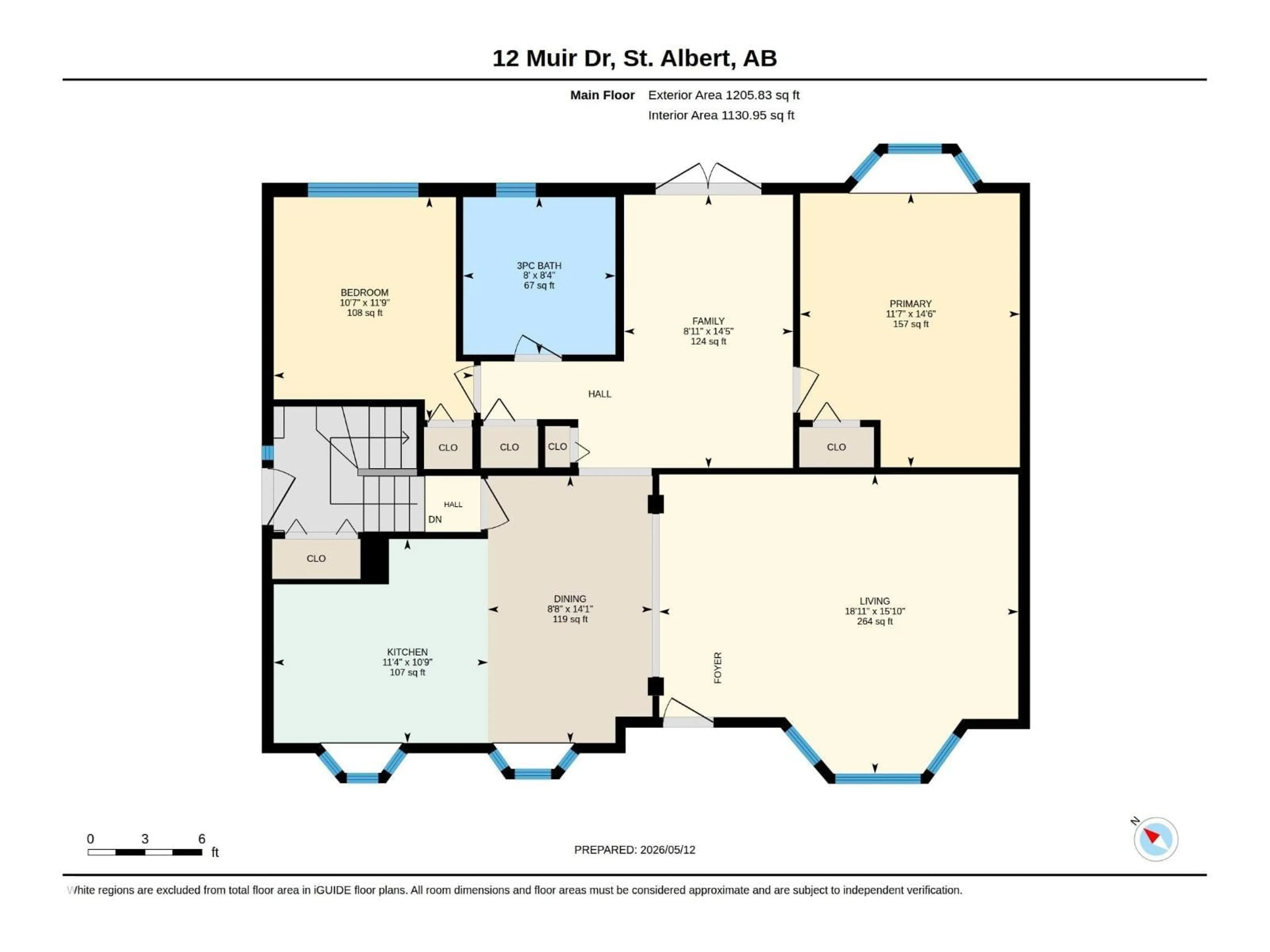 Floor plan for 12 MUIR DR, St. Albert Alberta T8N1G2