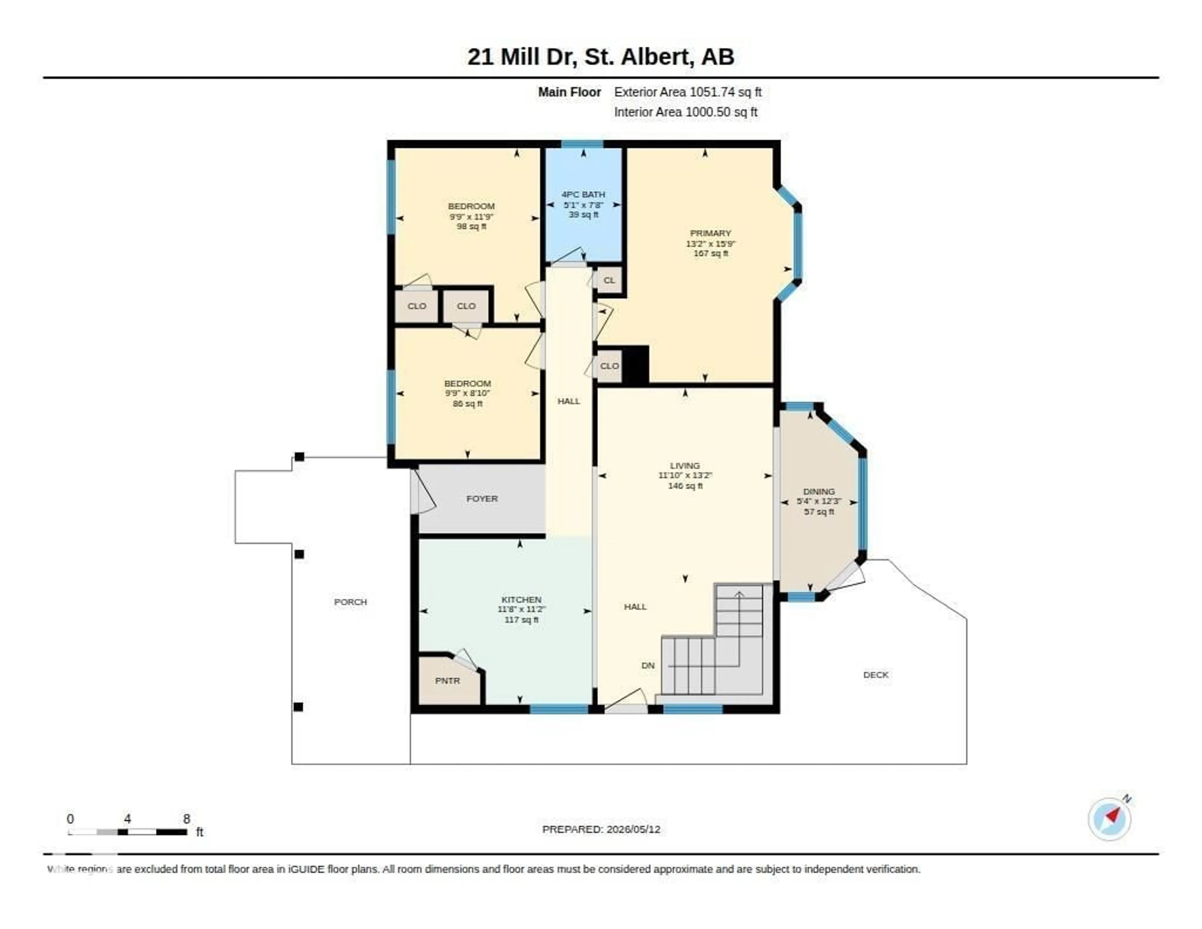 Floor plan for 21 MILL DR, St. Albert Alberta T8N1J5