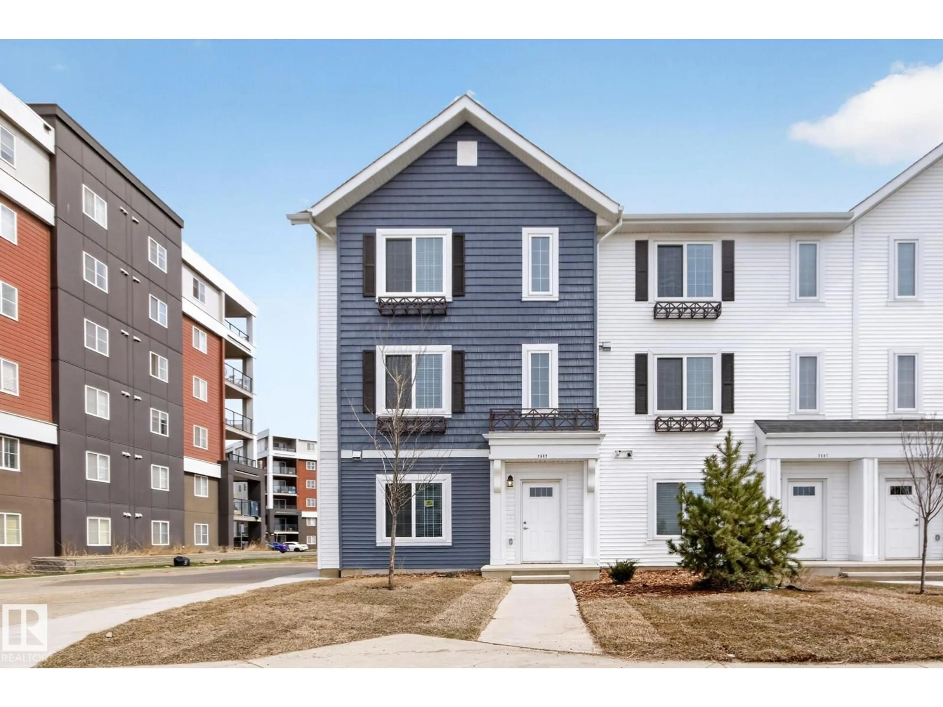 Home with vinyl exterior material, street for 3605 JAMES MOWATT TR, Edmonton Alberta T6W1A8