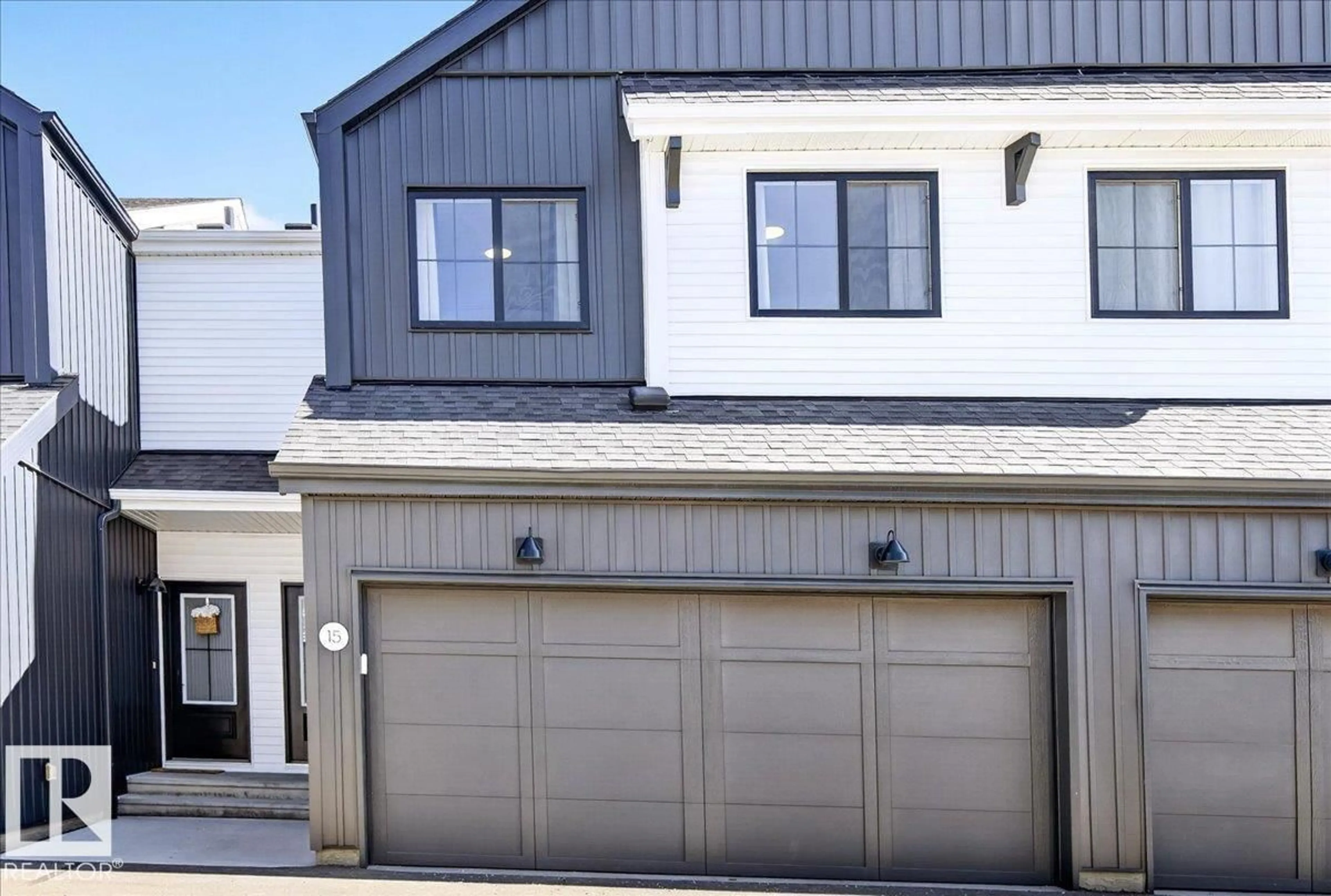 Home with vinyl exterior material, street for #15 - 1910 COLLIP VIEW VW, Edmonton Alberta T6W5H4