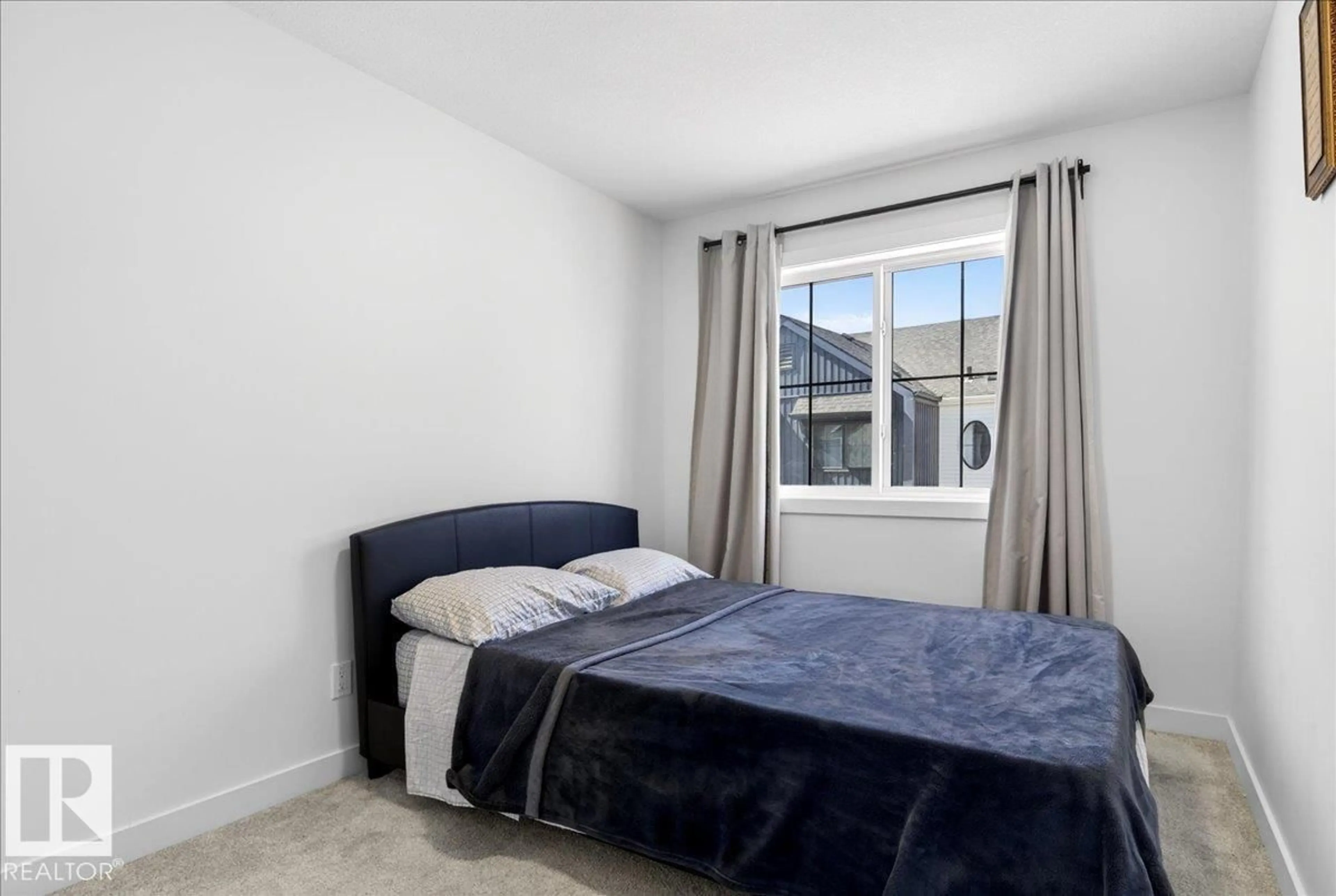 Bedroom with bed, unknown for #15 - 1910 COLLIP VIEW VW, Edmonton Alberta T6W5H4