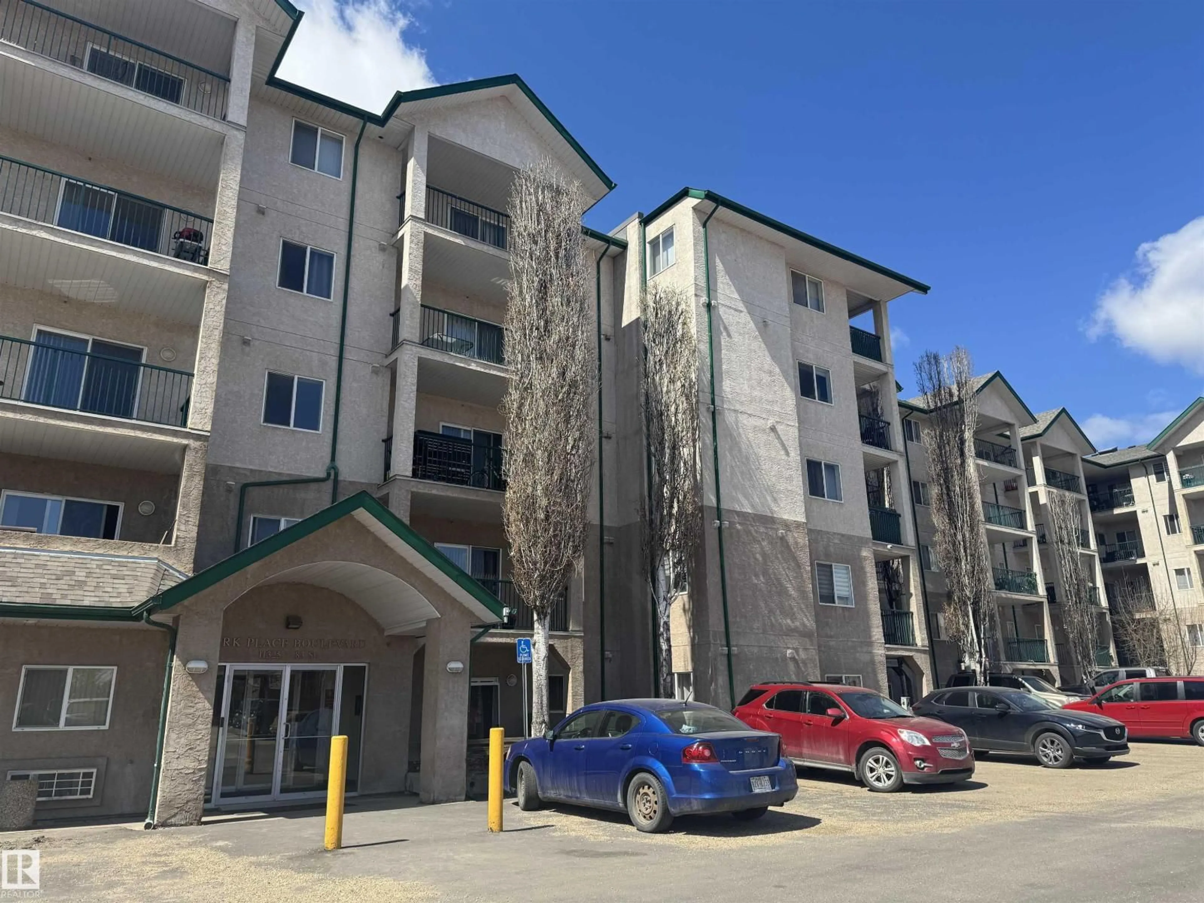A pic from outside/outdoor area/front of a property/back of a property/a pic from drone, unknown for #210 - 11325 83 ST, Edmonton Alberta T5B4W5