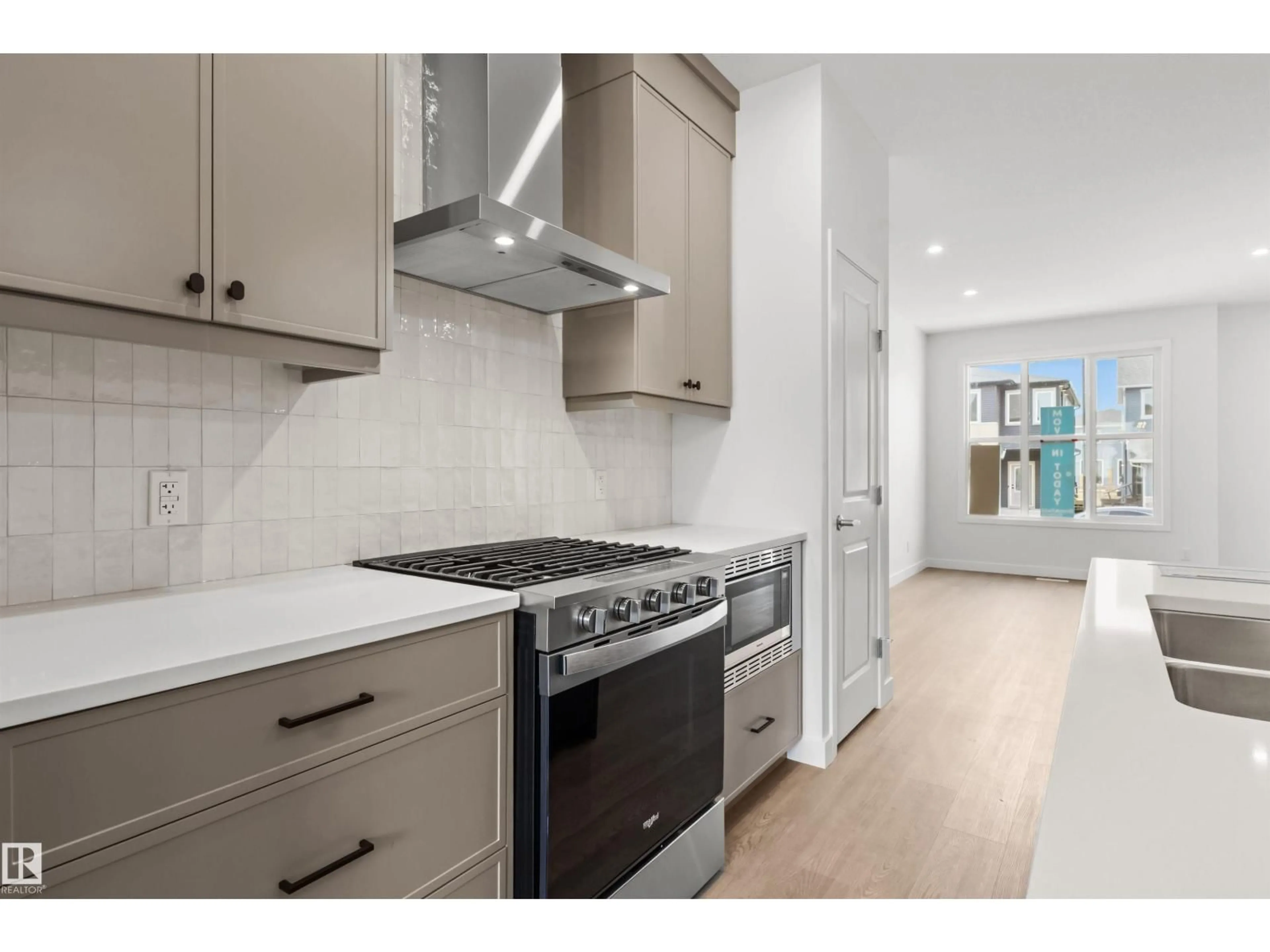 Open concept kitchen, ceramic/tile floor for 1217 CRISTALL WY, Edmonton Alberta T6W5S5