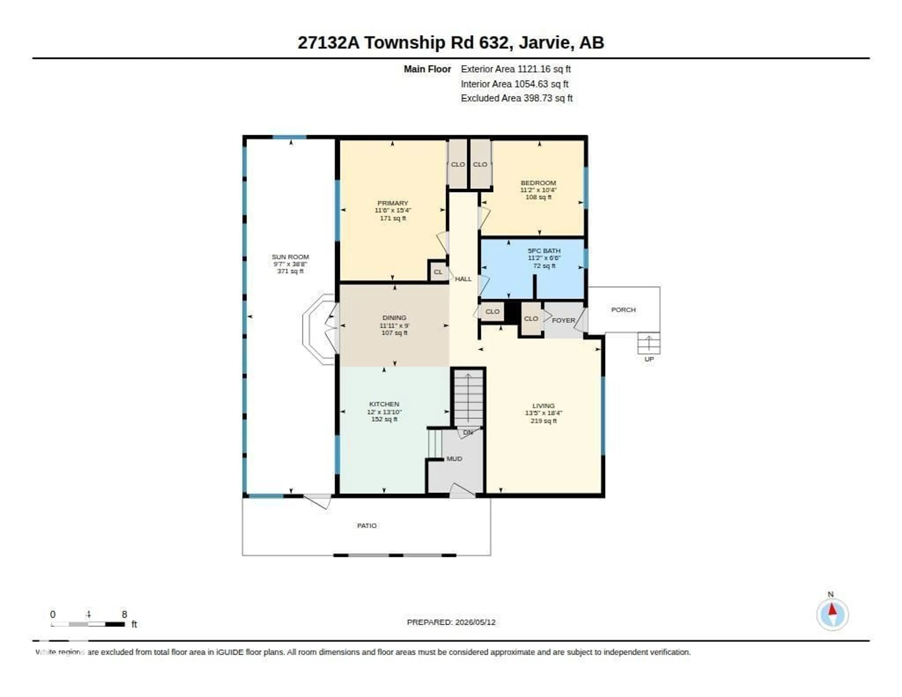 Floor plan for 27132A TWP RD 632, Rural Westlock County Alberta T0G1H0