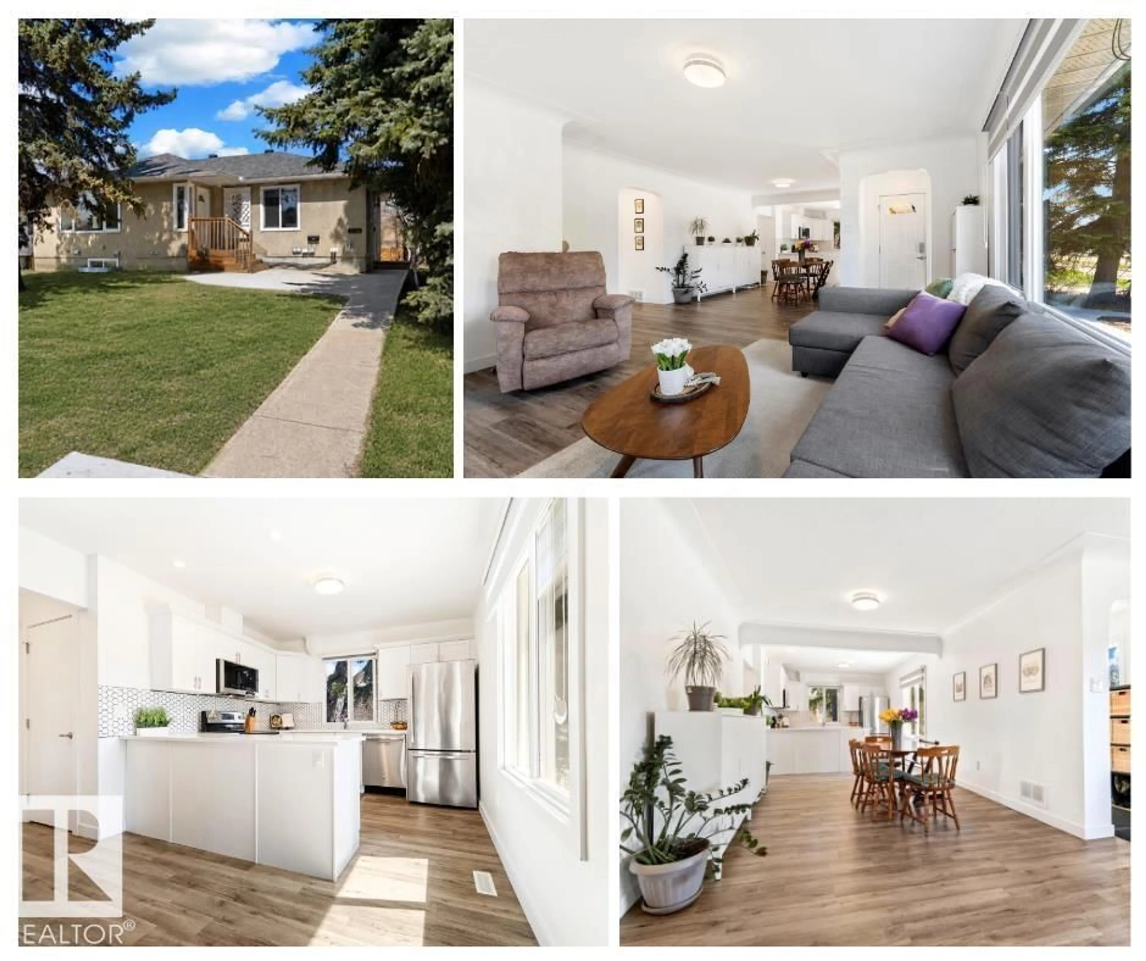 A pic from outside/outdoor area/front of a property/back of a property/a pic from drone, street for 11348 111 AV, Edmonton Alberta T5G0C9