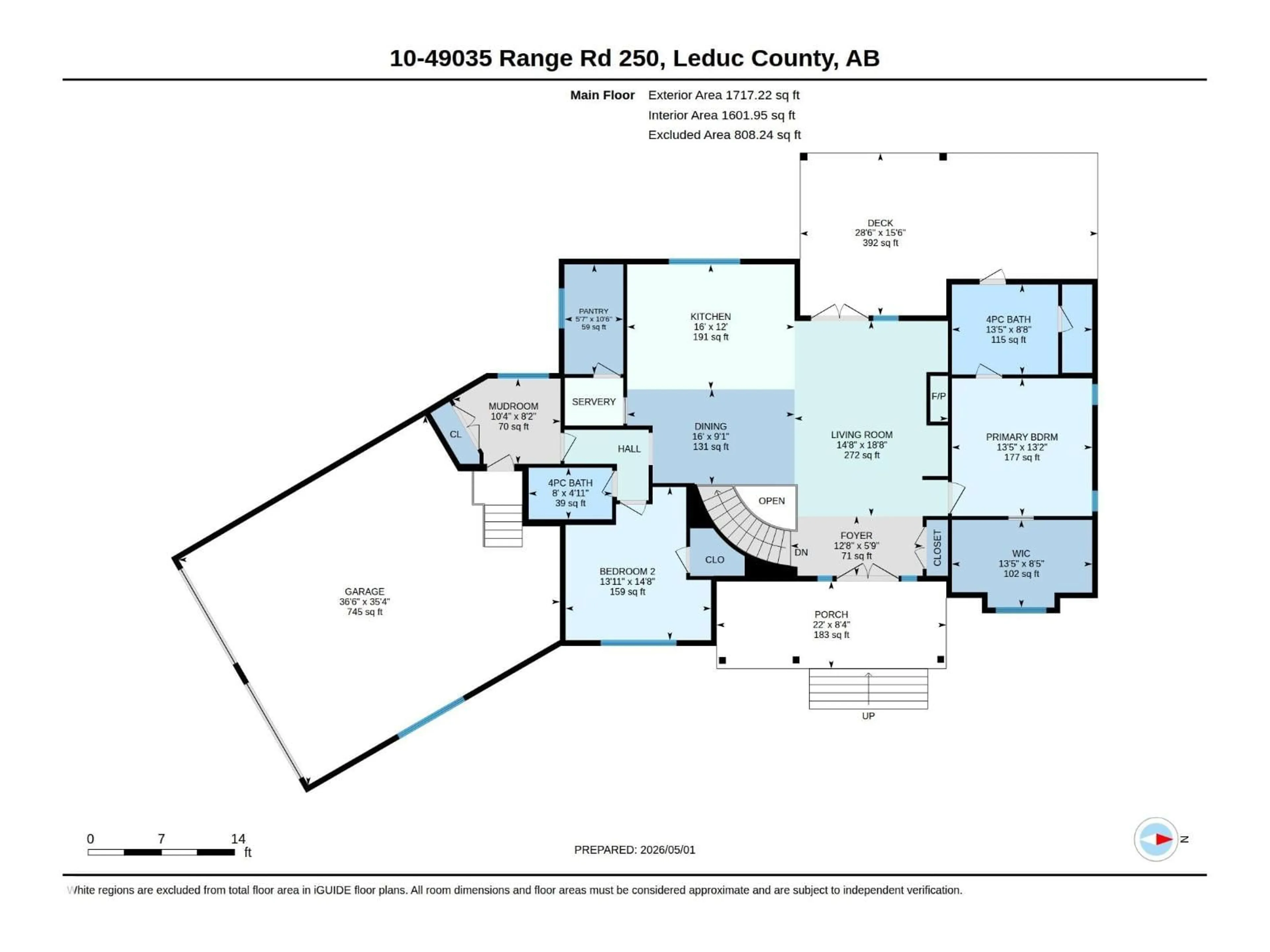 Floor plan for 10 - 49035 RGE RD 250, Rural Leduc County Alberta T4X2B9
