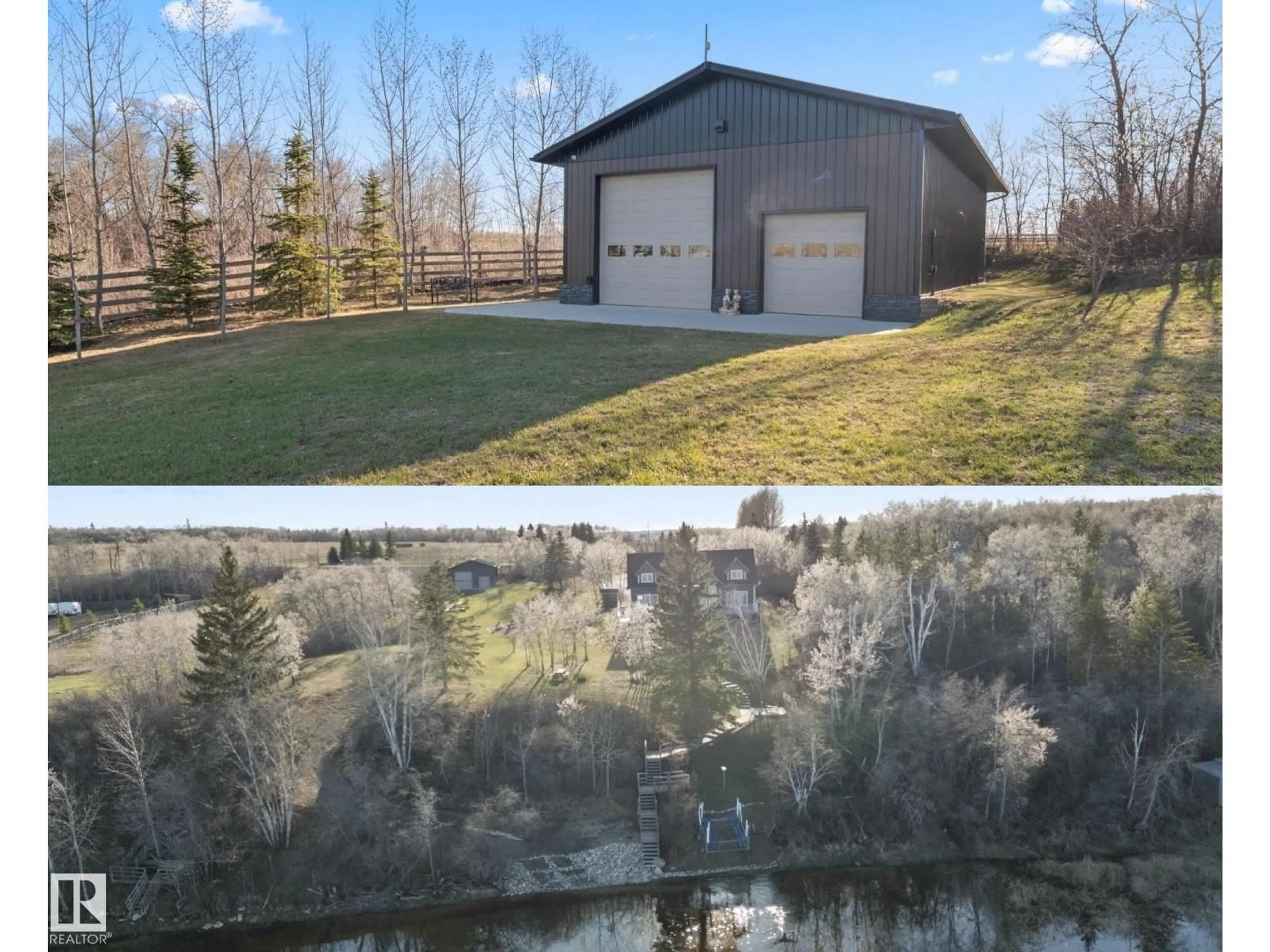 A pic from outside/outdoor area/front of a property/back of a property/a pic from drone, water/lake/river/ocean view for #3 - 46526 TWP ROAD 604 A, Rural Bonnyville M.D. Alberta T9N2J1