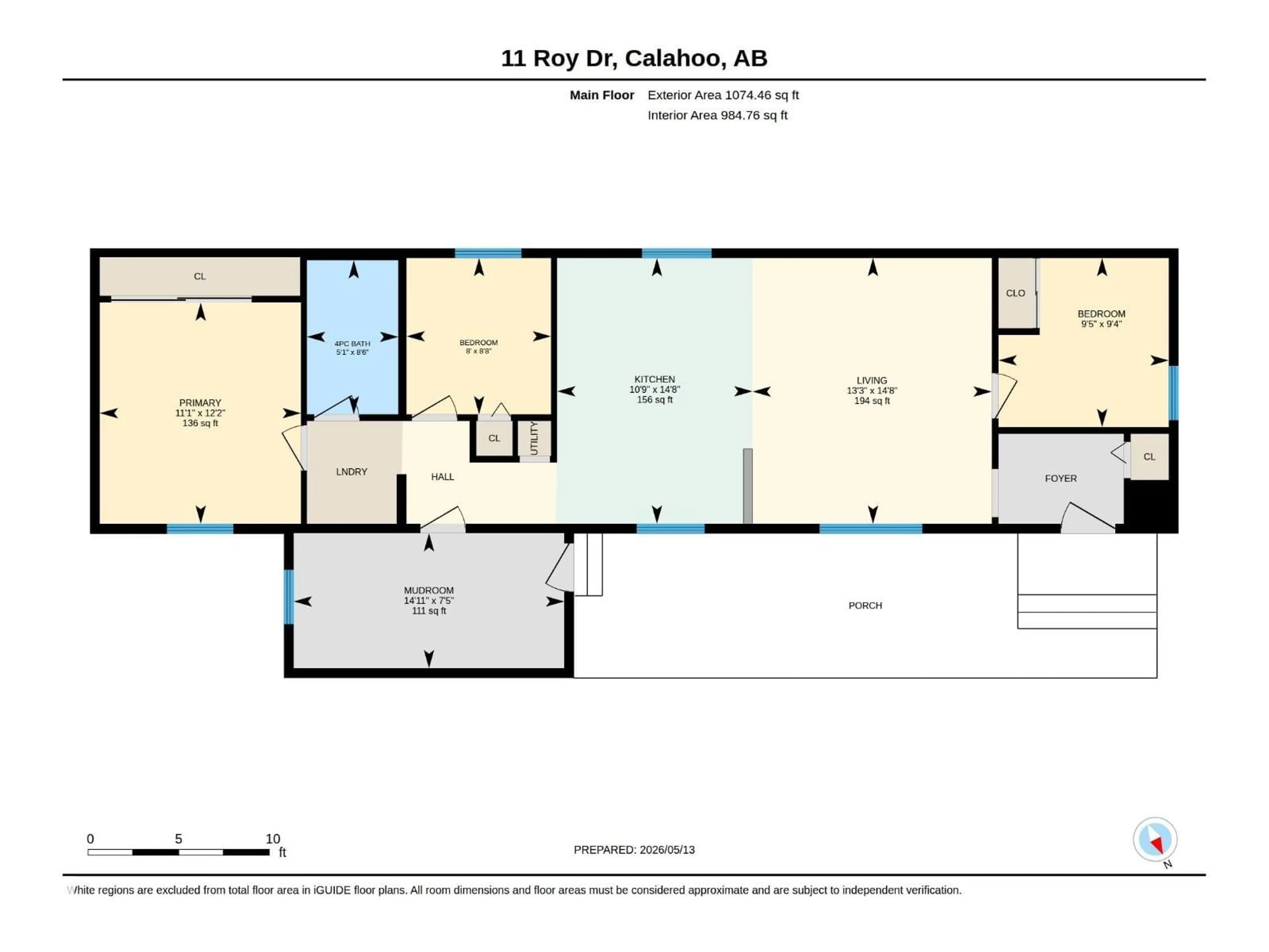 Floor plan for #11 - 27420 TWP ROAD 544, Rural Sturgeon County Alberta T8R2B4