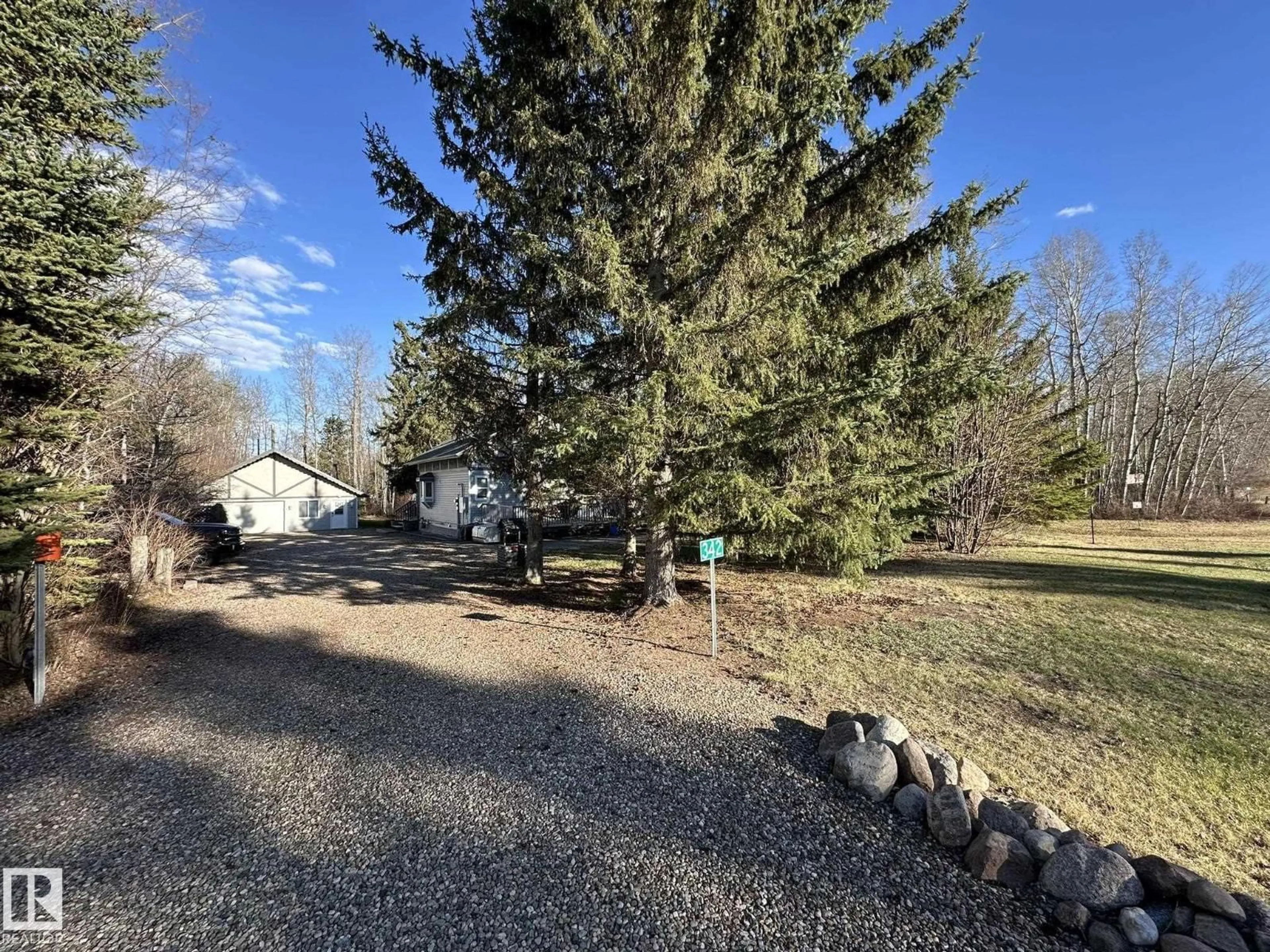 A pic from outside/outdoor area/front of a property/back of a property/a pic from drone, forest/trees view for 59536 - 342 RANGE 132A RD, Rural Smoky Lake County Alberta T0A3C0