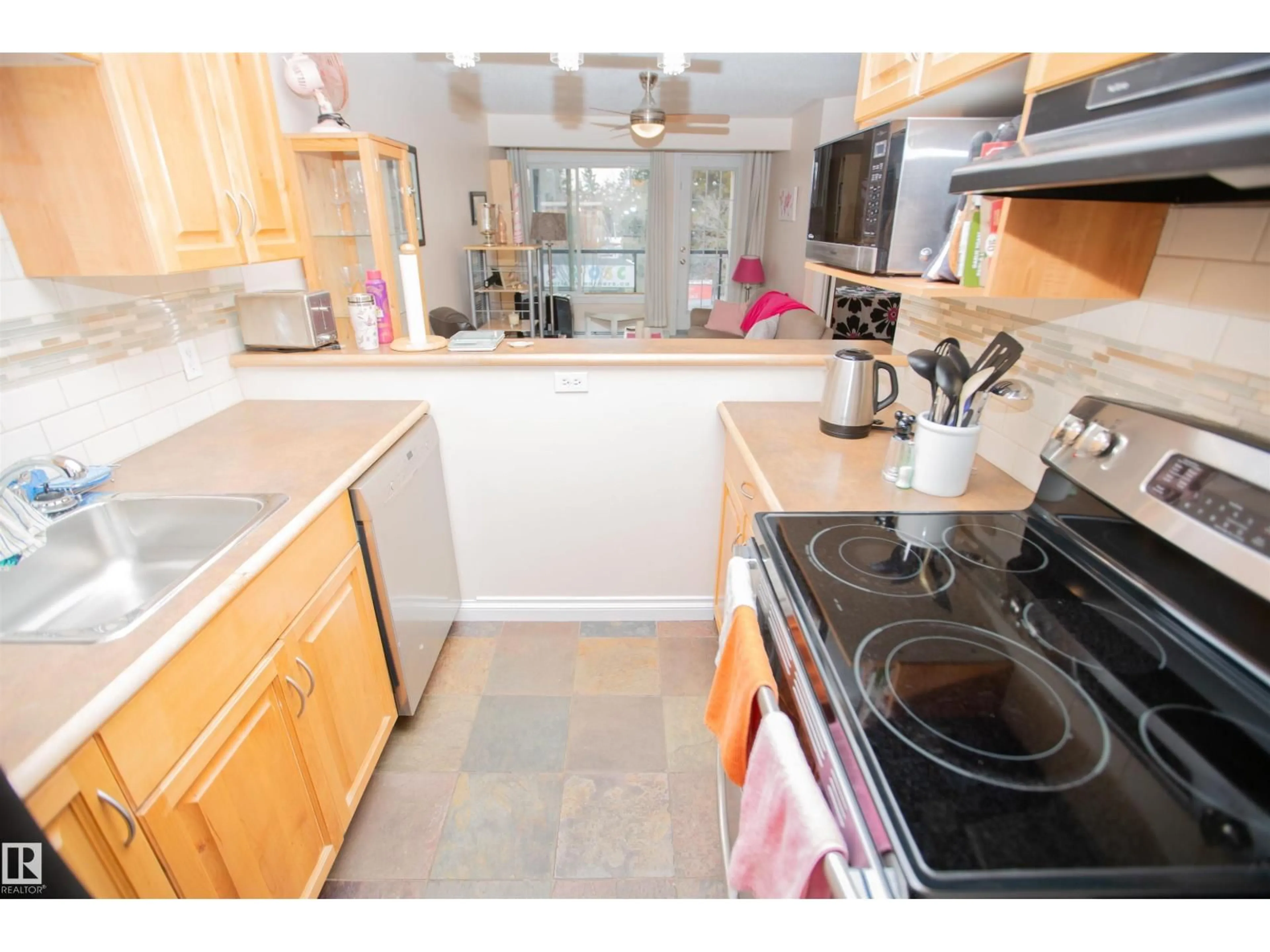 Standard kitchen, unknown for #213 - 11033 127 ST, Edmonton Alberta T5M0T3