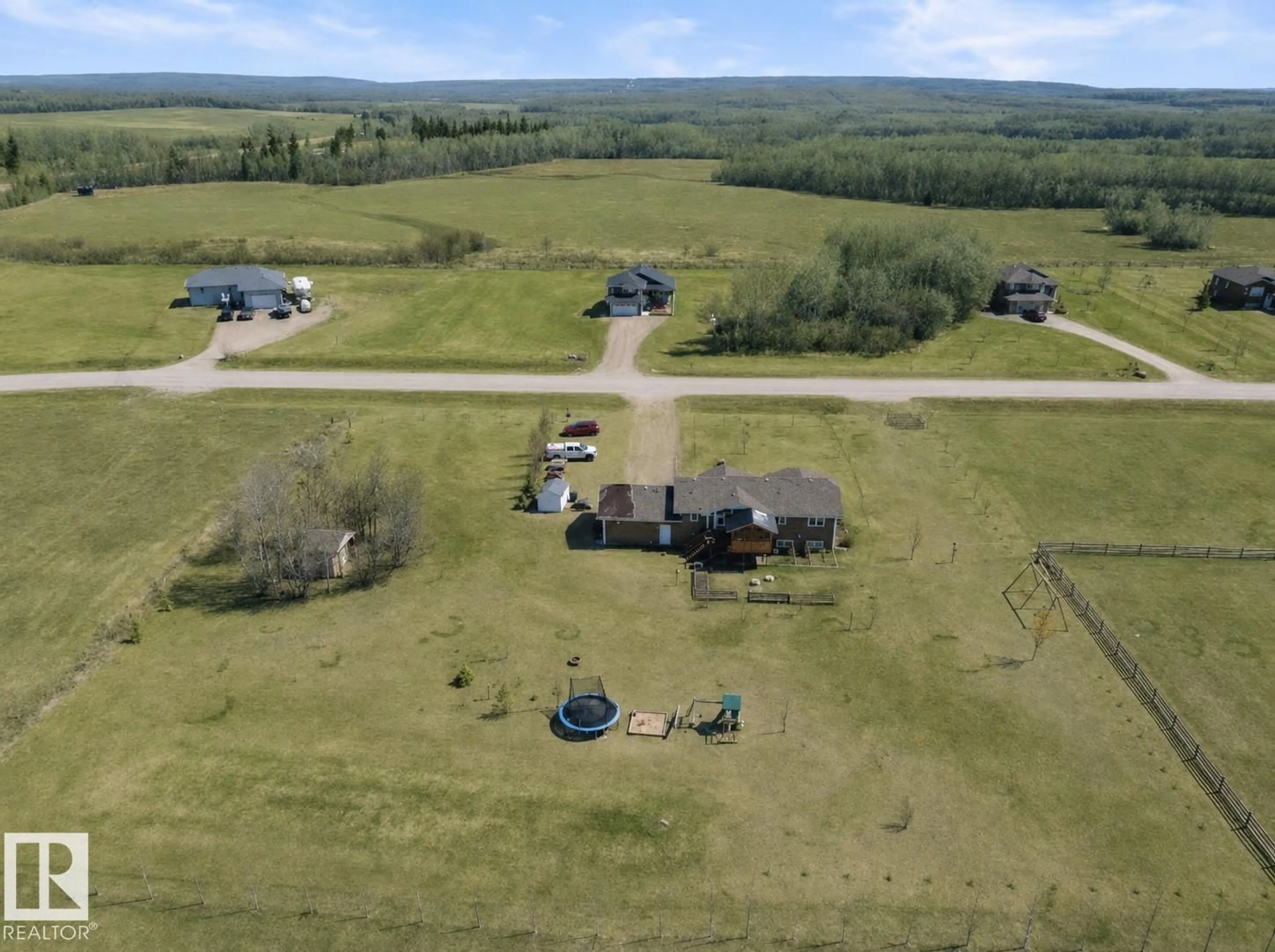 A pic from outside/outdoor area/front of a property/back of a property/a pic from drone, unknown for 42011 - 40 TOWNSHIP RD 624, Rural Bonnyville M.D. Alberta T9M1P1