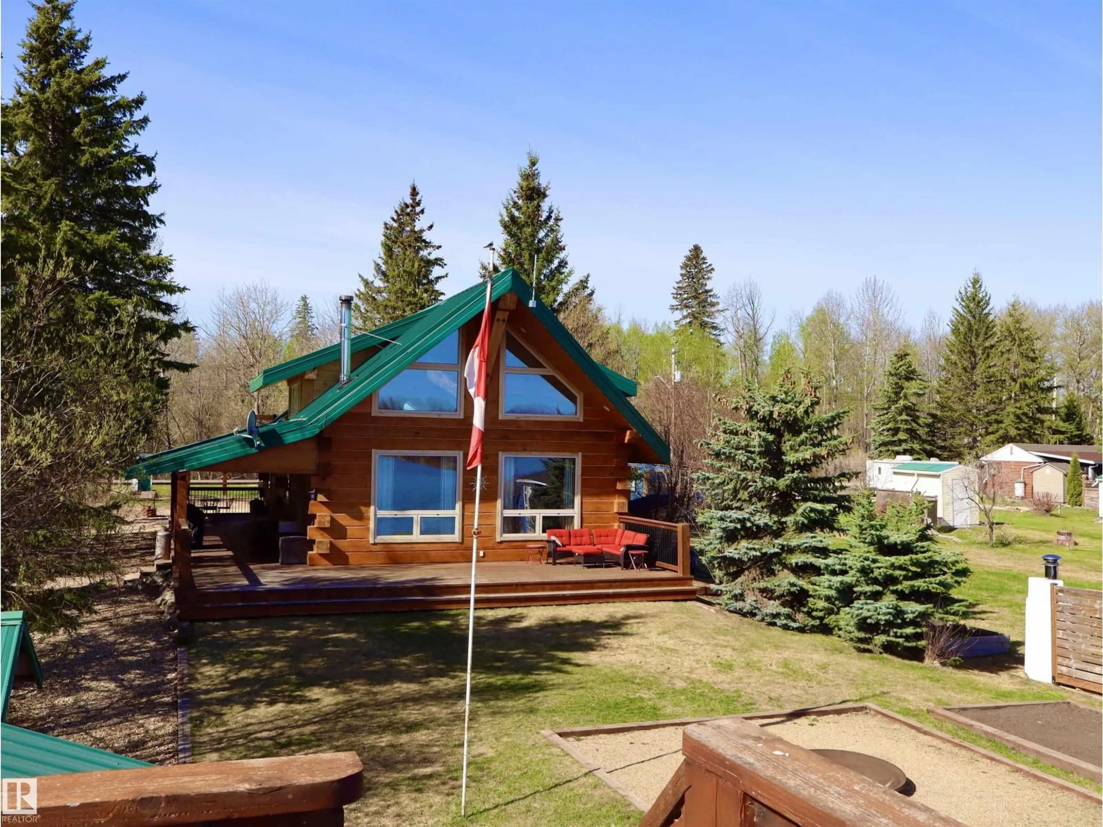 Patio, mountain view for #54 - 2531 TWP RD 572, Rural Lac Ste. Anne County Alberta T0E1A0