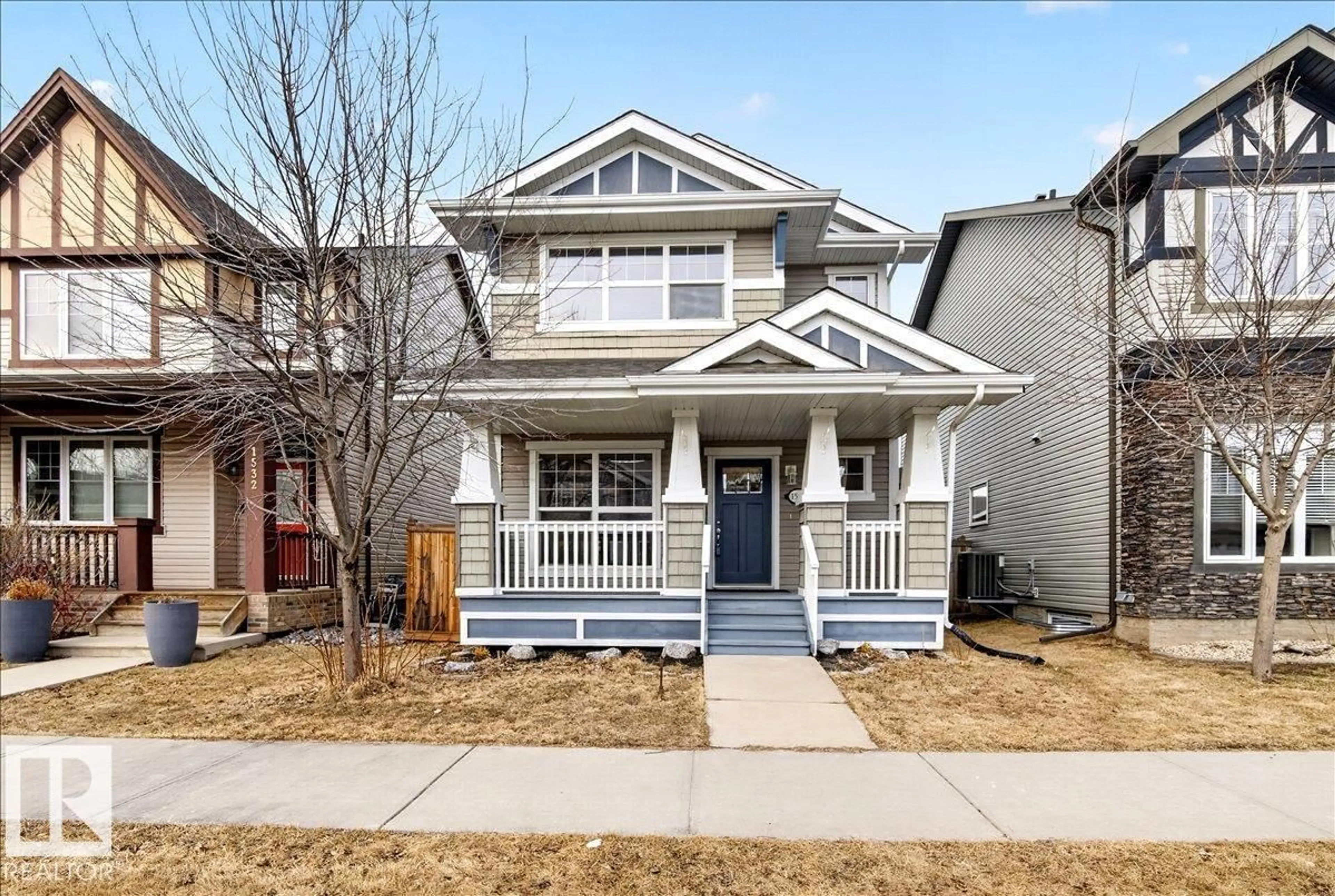 Home with vinyl exterior material, street for SW - 1530 CHAPMAN WY, Edmonton Alberta T6W0Z1