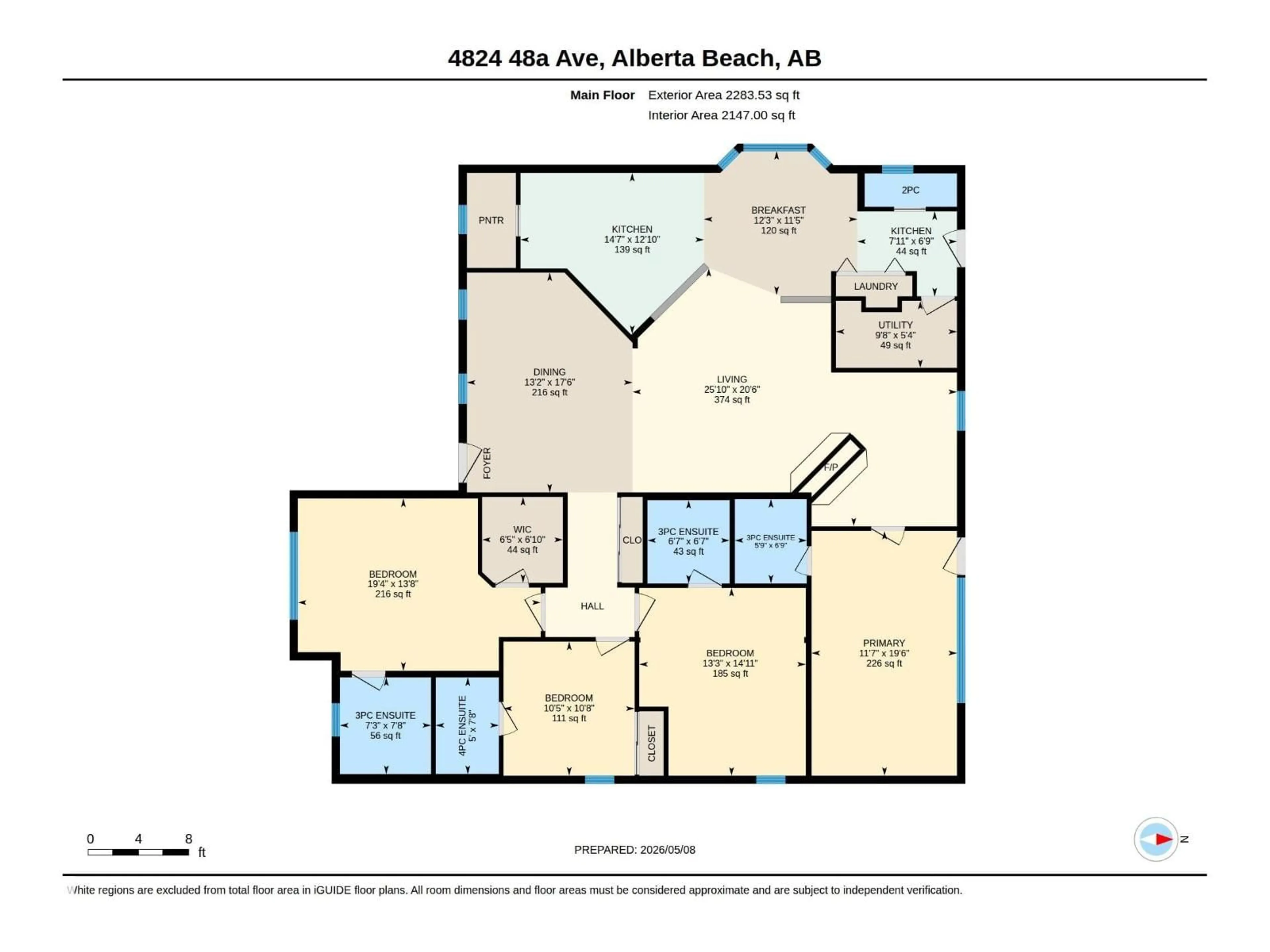 Floor plan for 4924 48A AV, Rural Lac Ste. Anne County Alberta T0E0A0