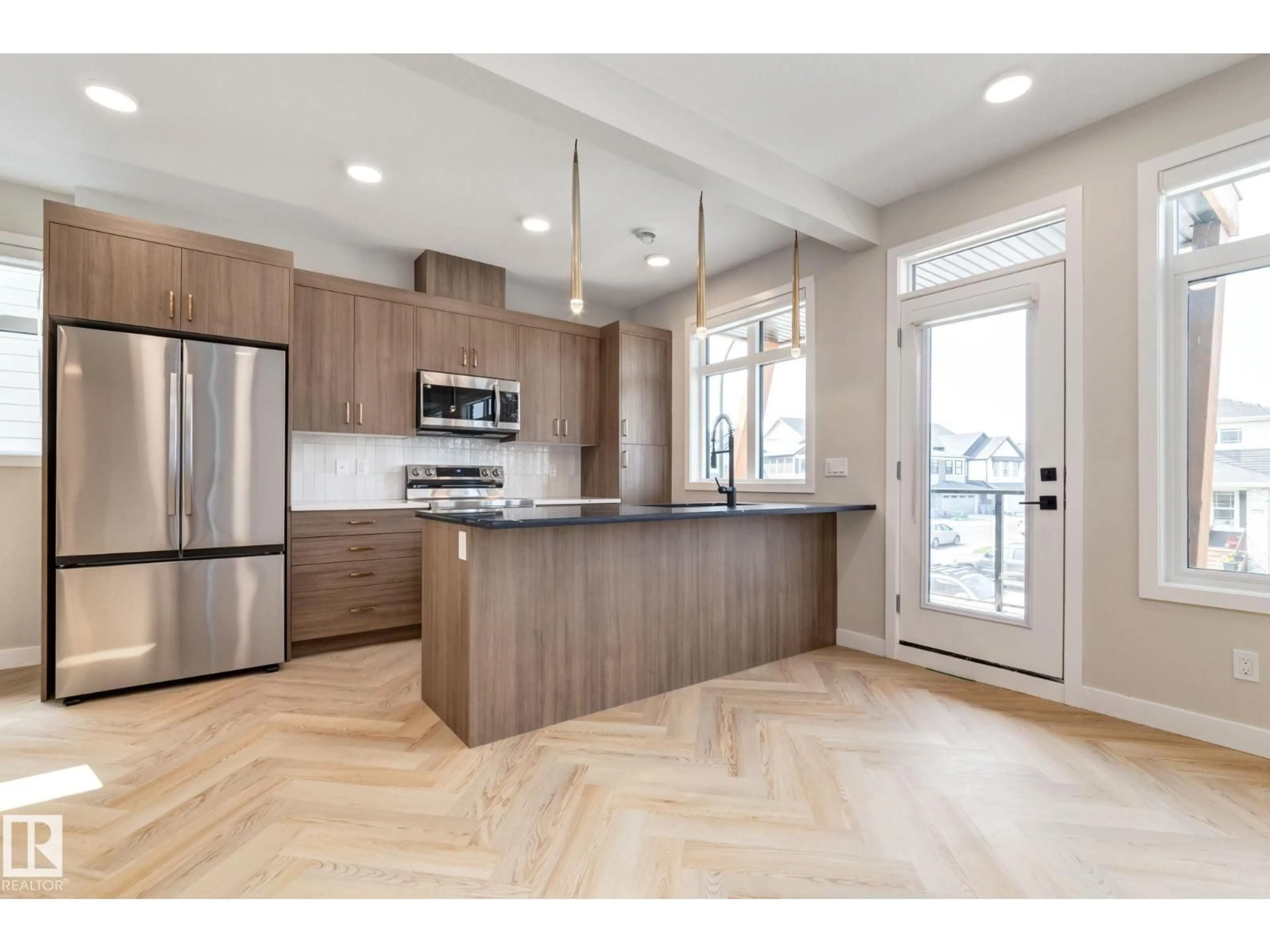 Open concept kitchen, unknown for #2 - 16231 19 AV SW, Edmonton Alberta T6W5C6