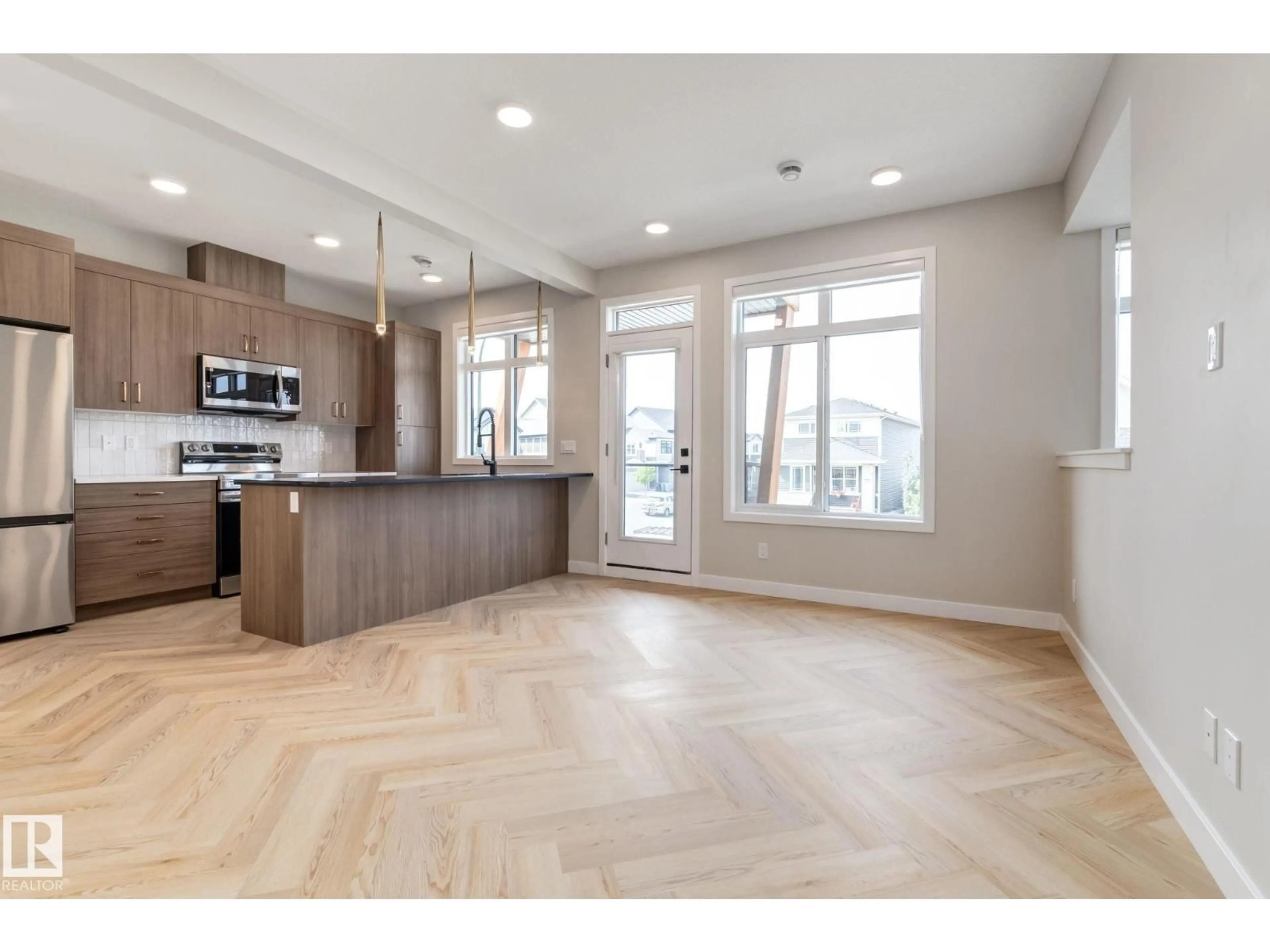 Open concept kitchen, unknown for #2 - 16231 19 AV SW, Edmonton Alberta T6W5C6