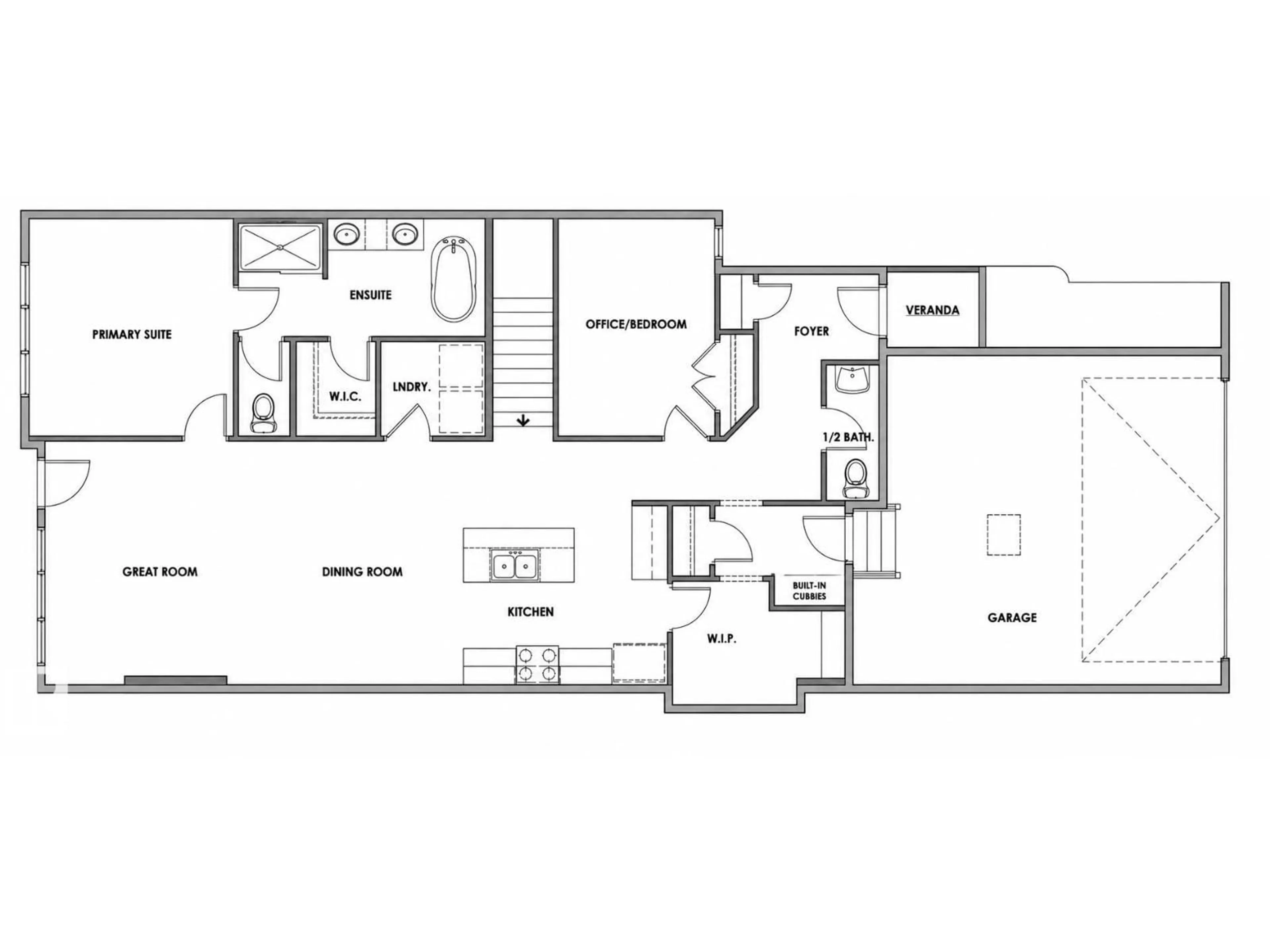 Floor plan for 4 BRICKYARD GA, Stony Plain Alberta T7Z0P3