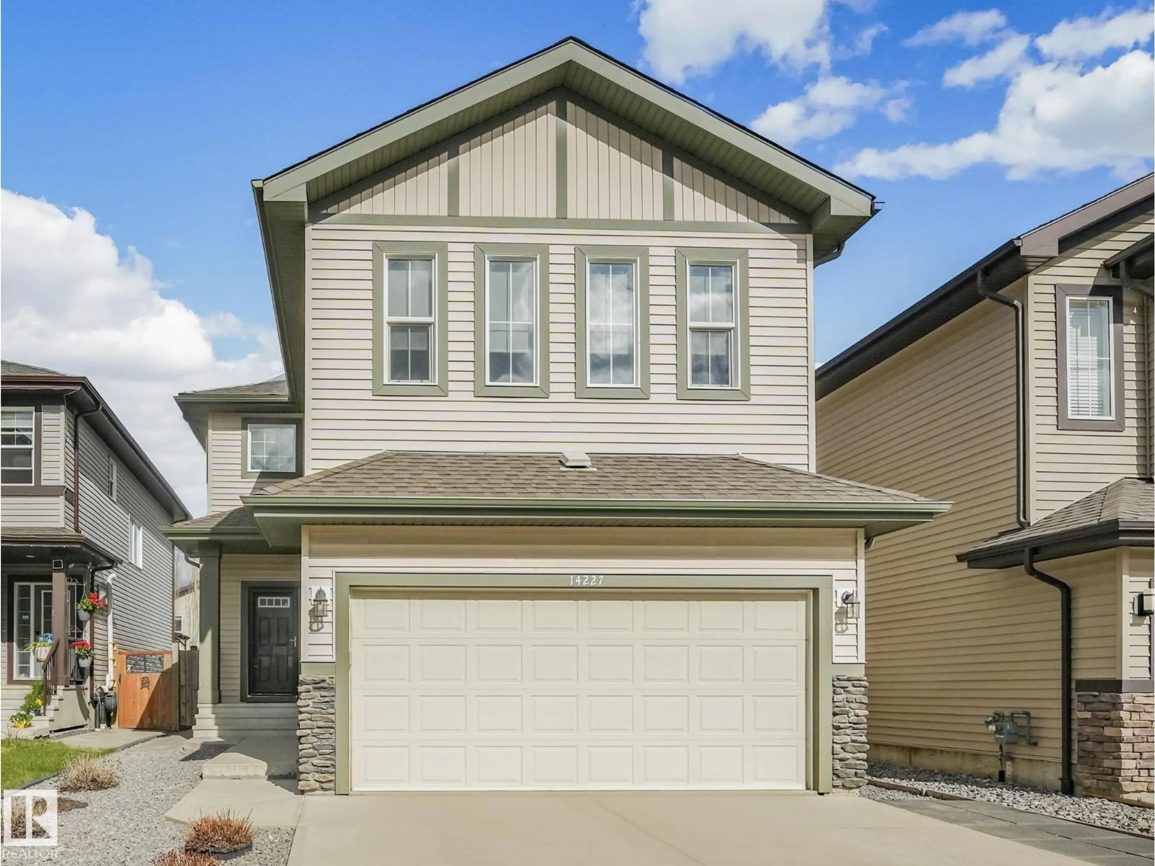 Home with vinyl exterior material, street for NW - 14227 138 ST, Edmonton Alberta T6V0L6